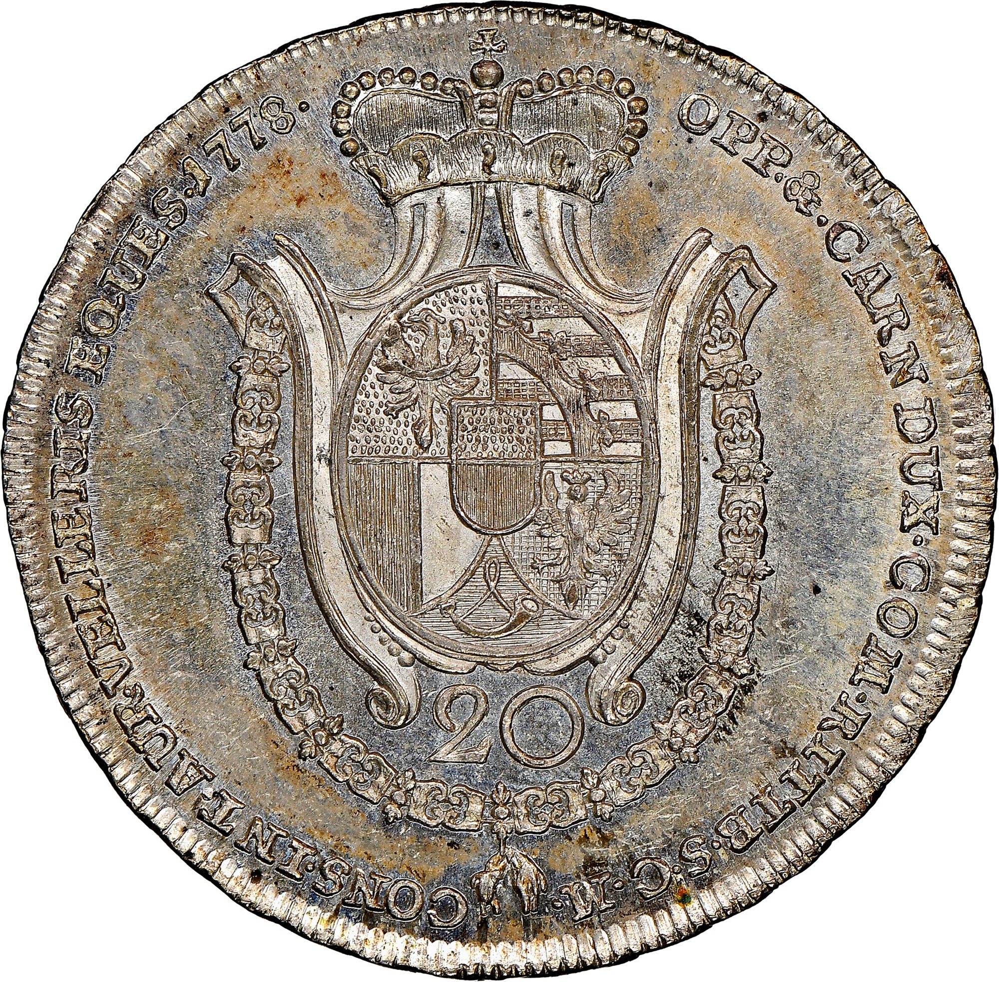 Liechtenstein 20 Kreuzer C 4 Prices & Values | NGC