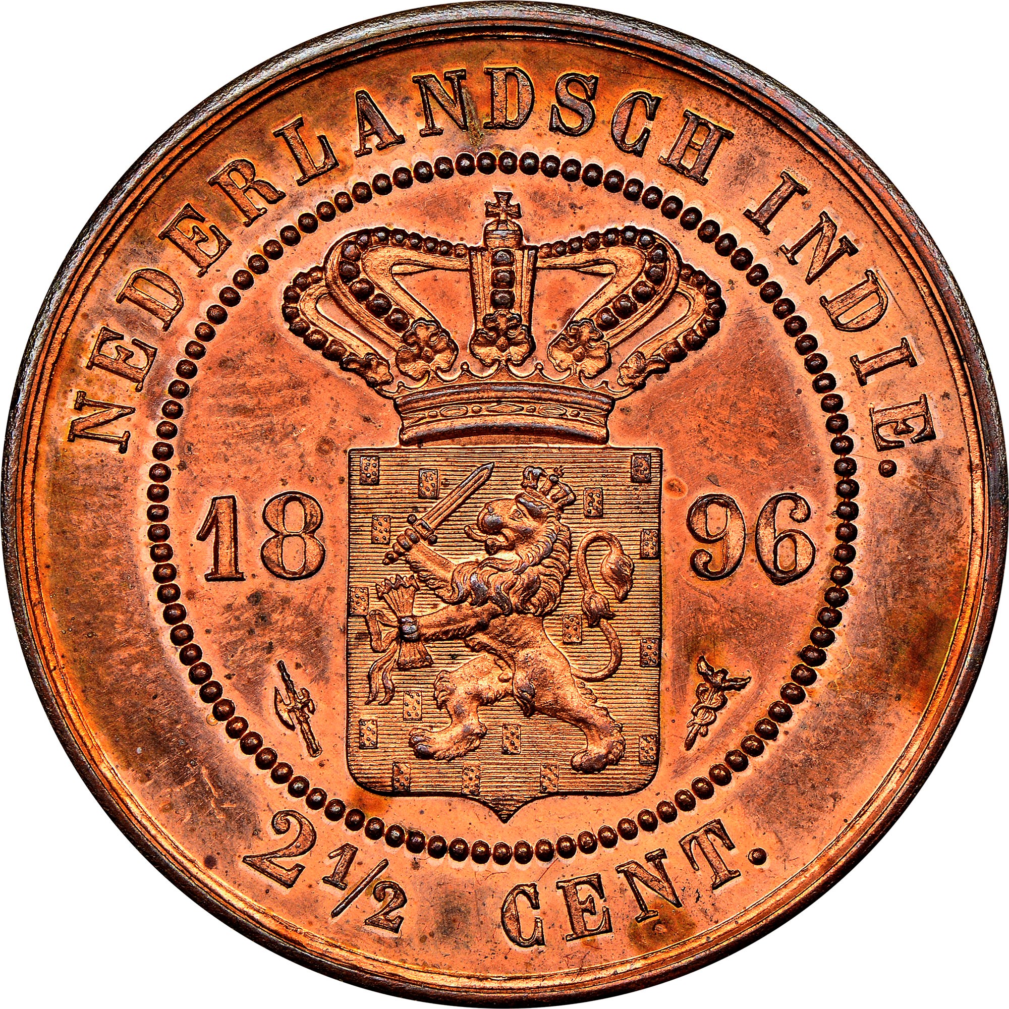 nada & improvisasi 1・2 インドネシア 鬼レア Netherlands East Indies 2-1/2 Cents KM 308.2 Prices & Values | NGC