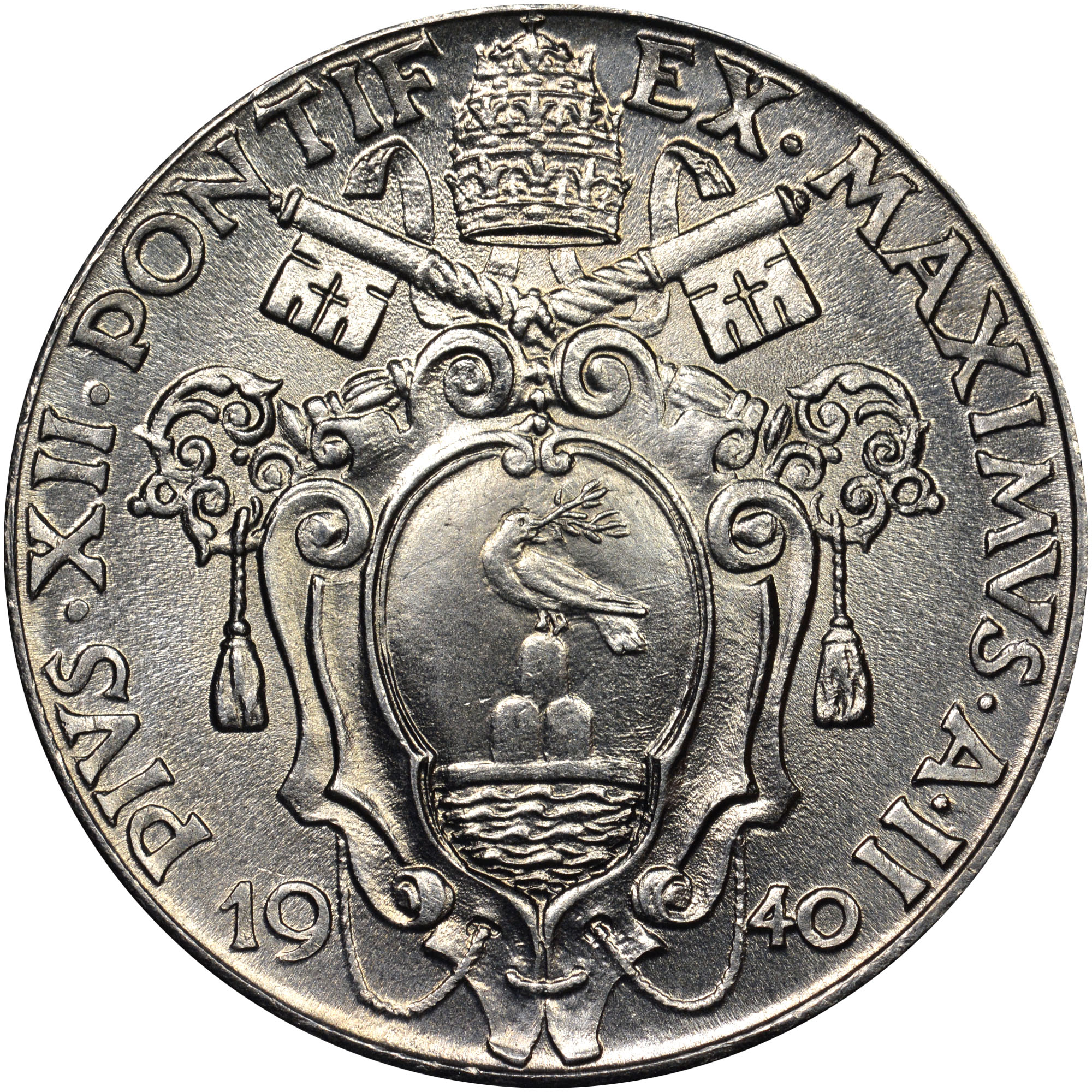 Vatican City 50 Centesimi KM 25a Prices & Values | NGC