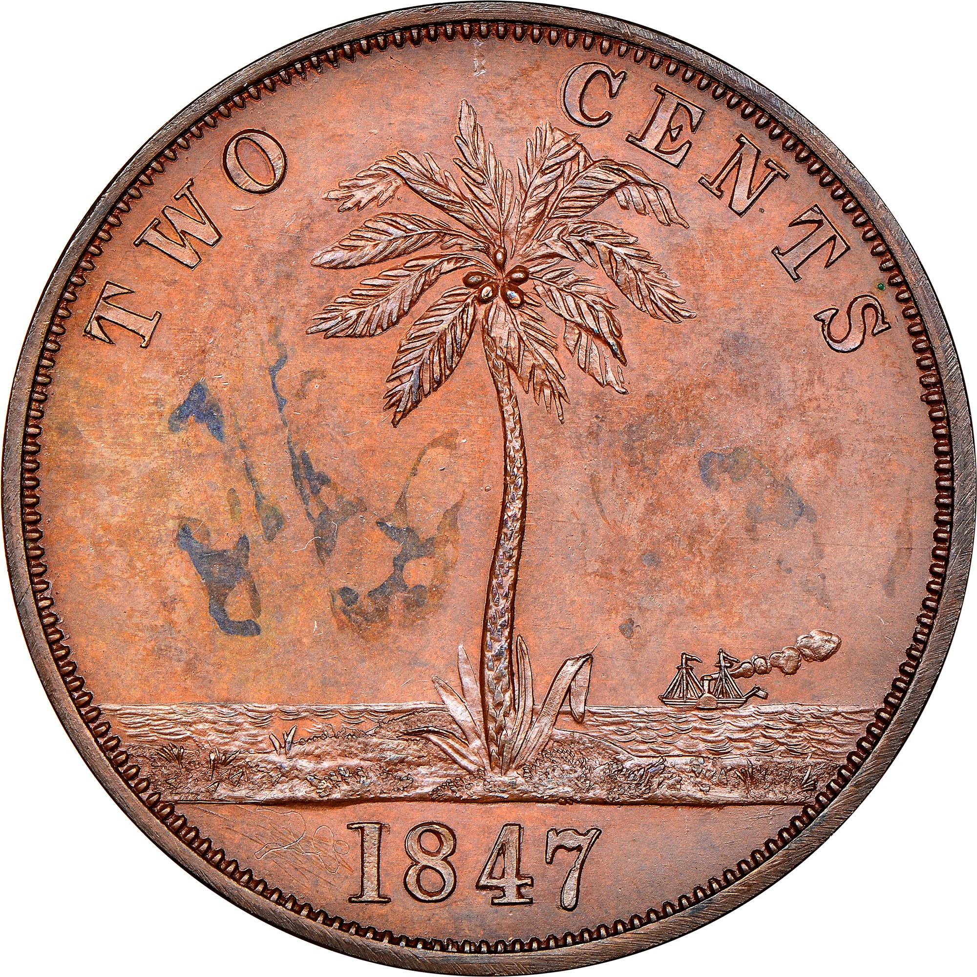 Liberia 2 Cents KM Pn2 Prices & Values NGC