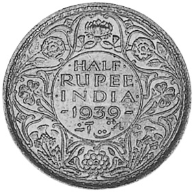 India-British 1/2 Rupee KM 550 Prices & Values | NGC