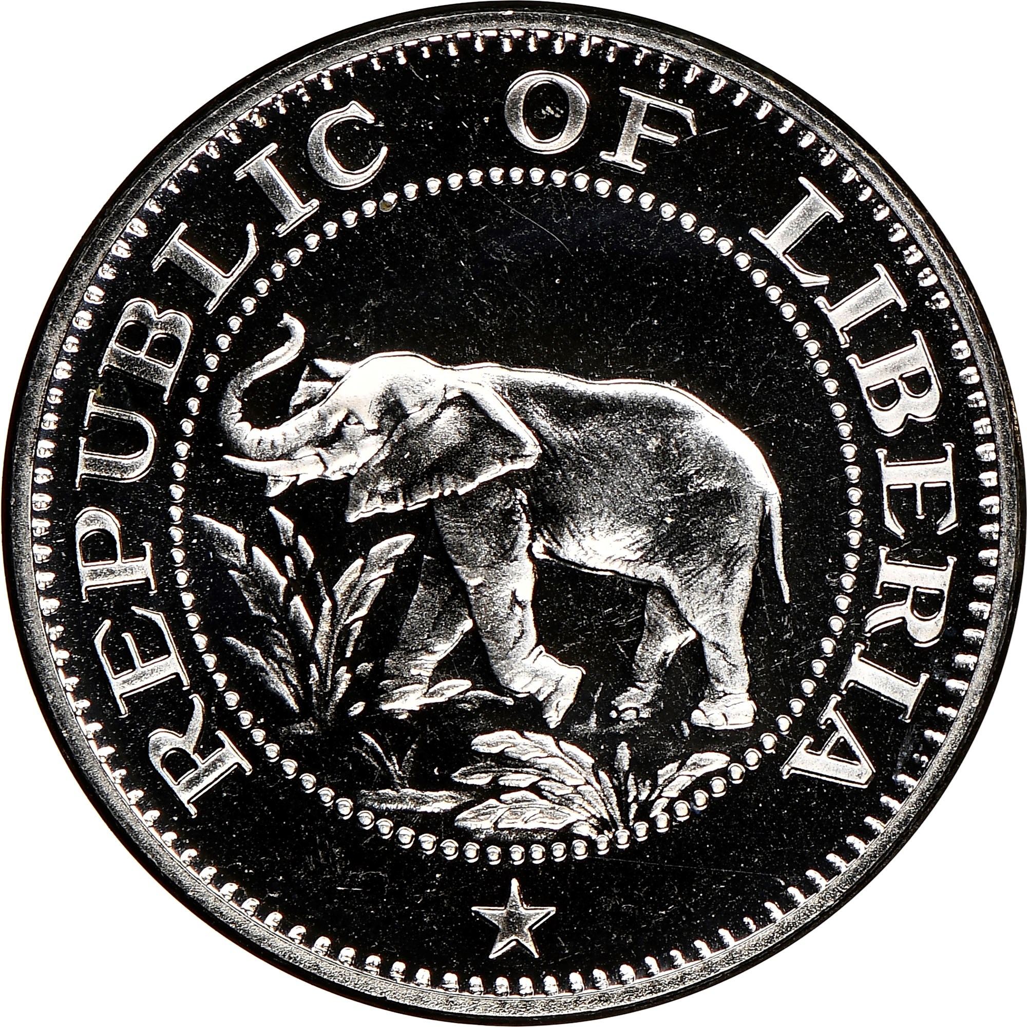 Liberia 5 Cents KM 14 Prices & Values NGC