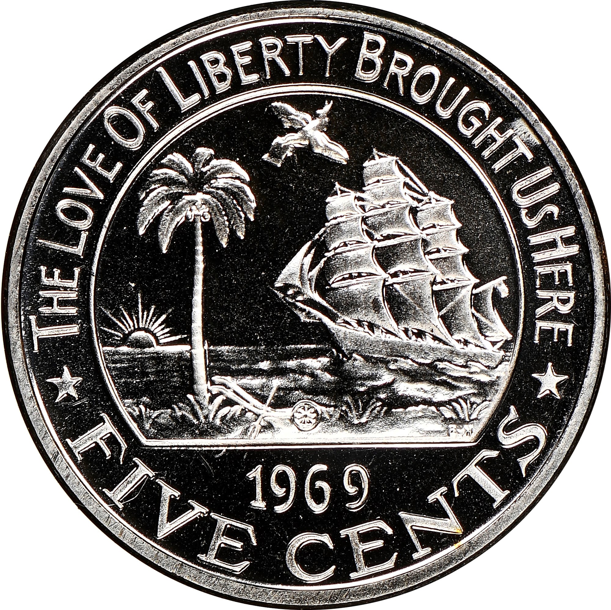 Liberia 5 Cents KM 14 Prices & Values NGC