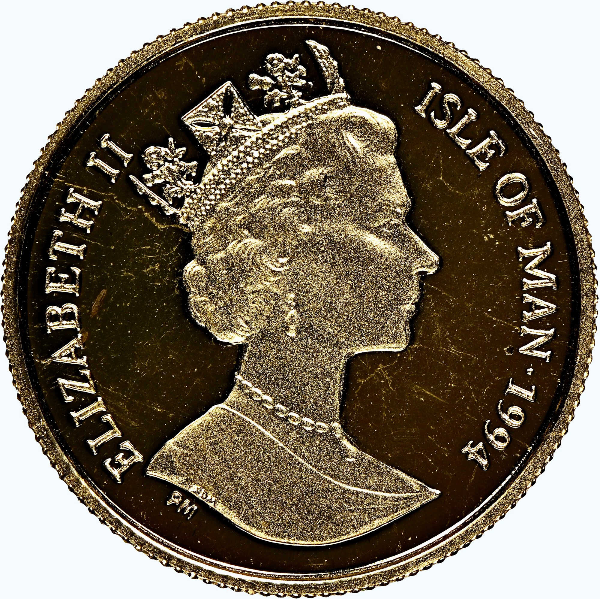 Isle Of Man 1/10 Angel KM 394 Prices & Values | NGC