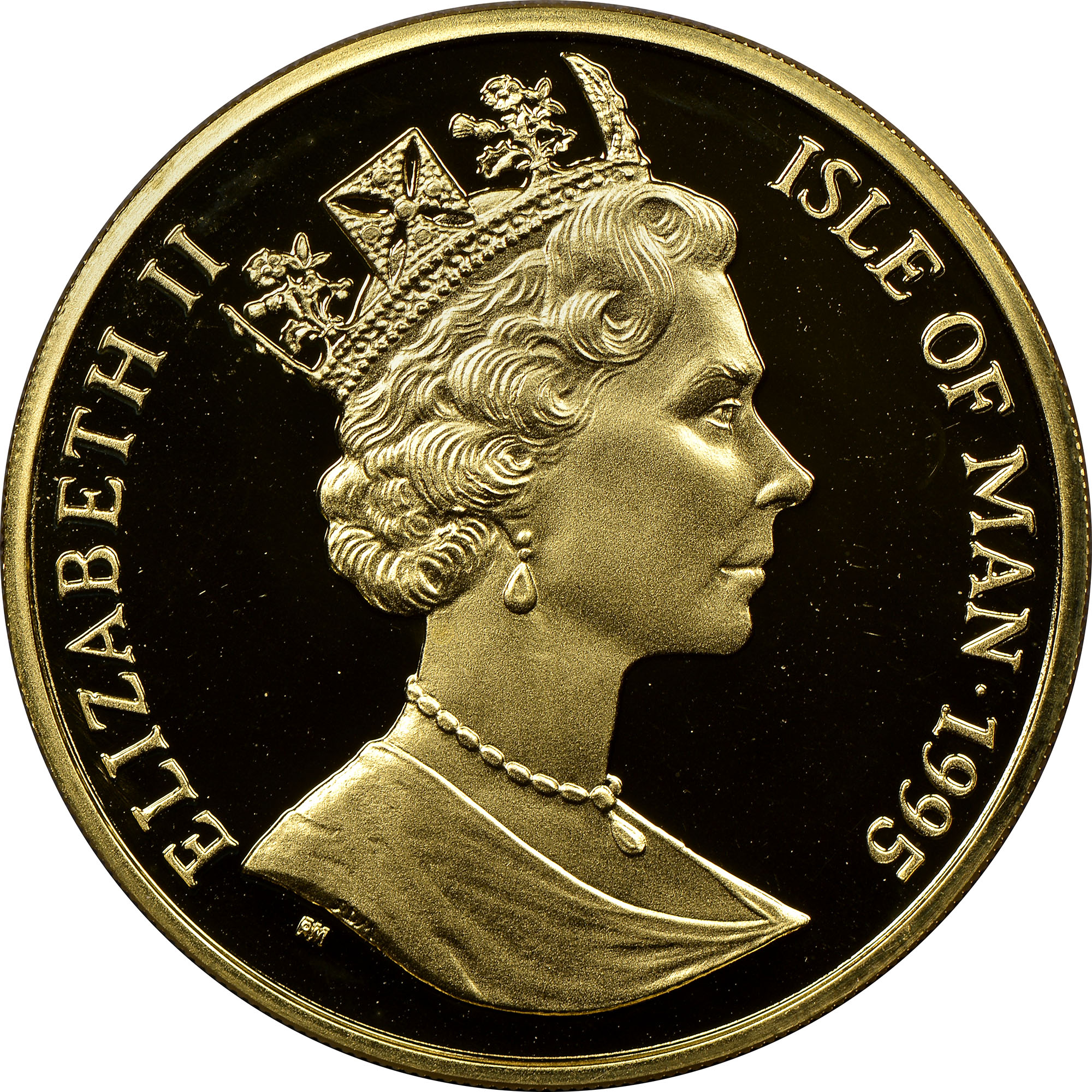 ELIZABETHさま　ご確認用 Isle Of Man Crown KM 446b Prices & Values | NGC