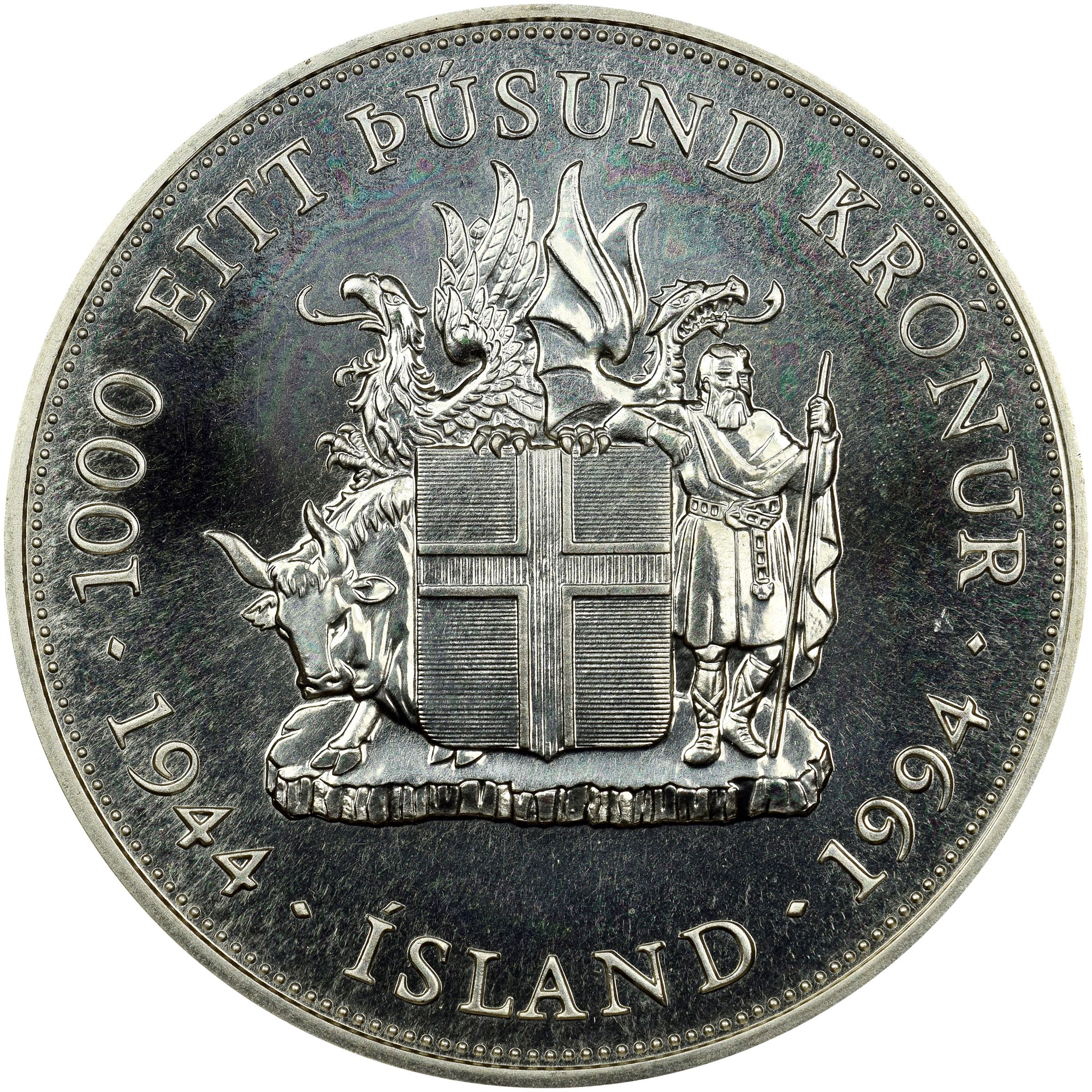 Iceland 1000 Krónur KM 33 Prices & Values | NGC