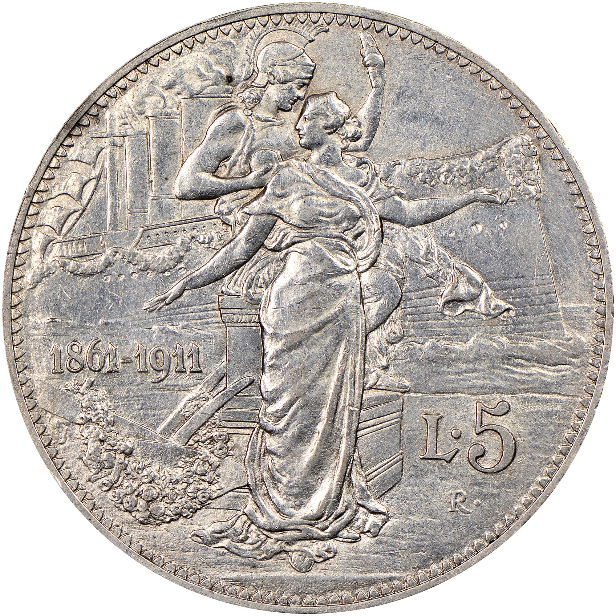 Italy 5 Lire KM 53 Prices & Values NGC