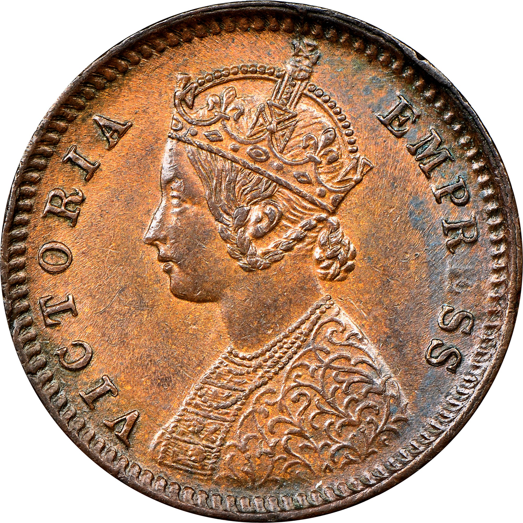 すいページ India-British 1/12 Anna KM 483 Prices & Values | NGC