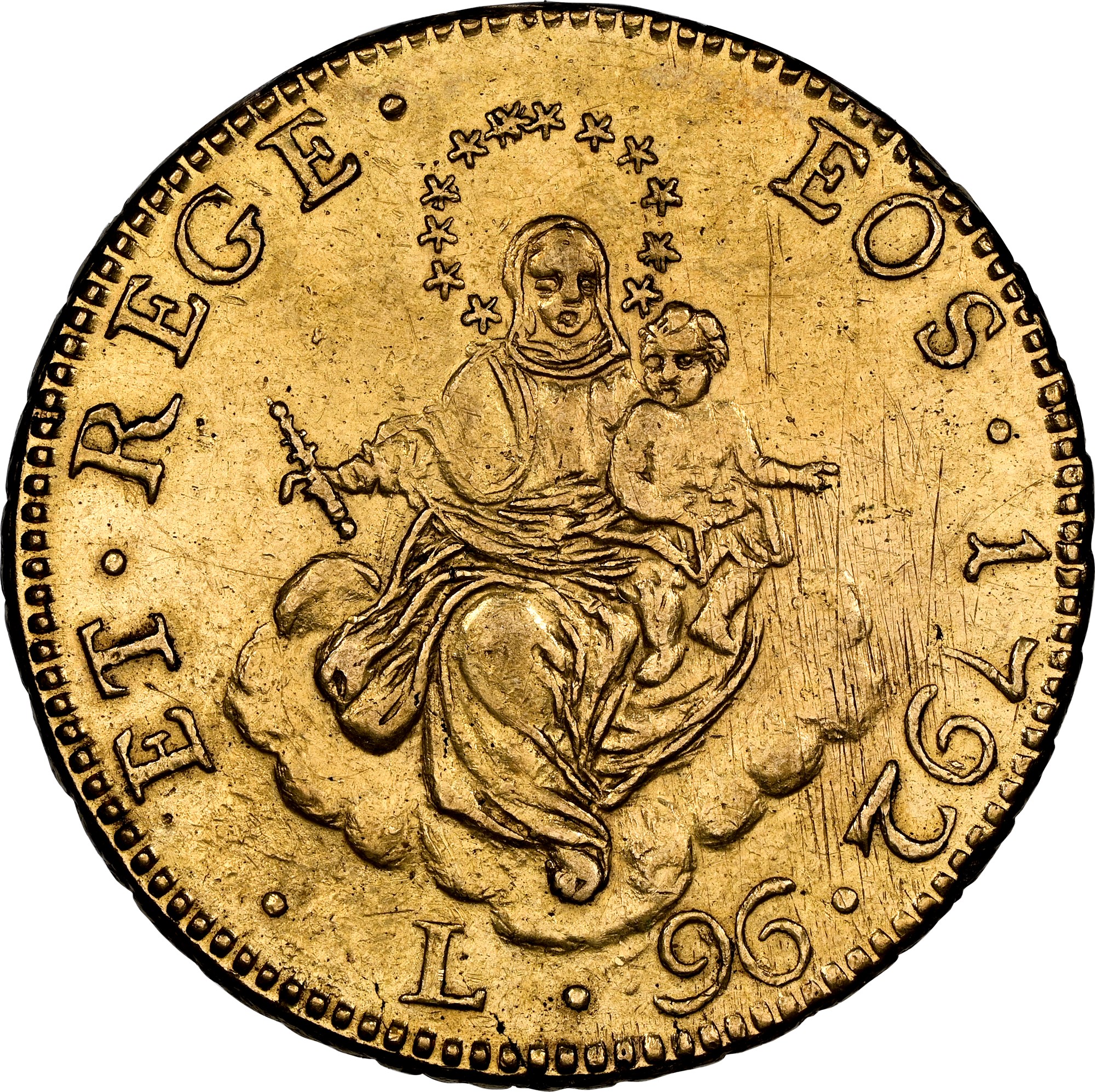 Italian States GENOA 96 Lire KM A251 Prices & Values | NGC