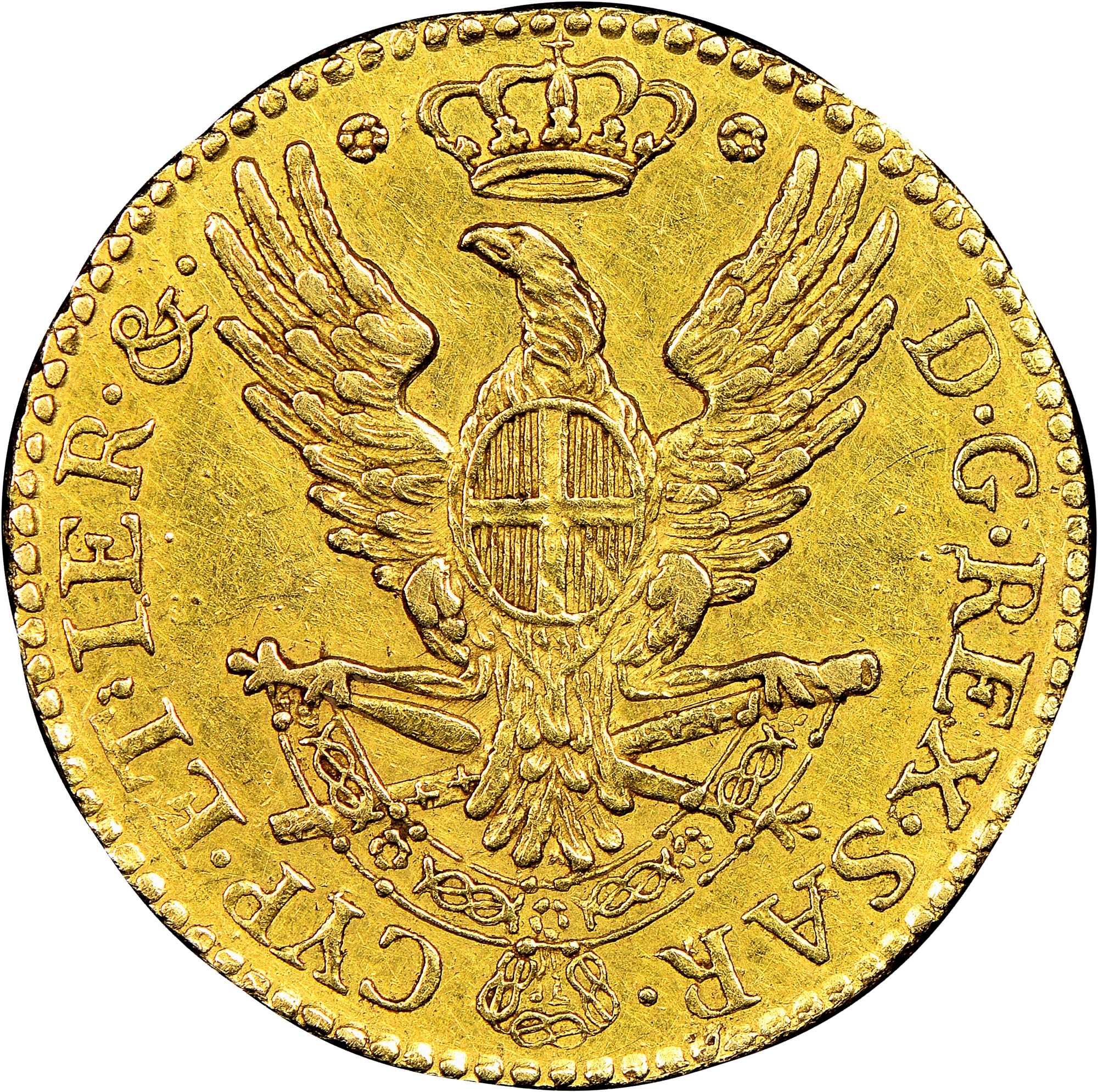 Italian States SARDINIA 1/2 Doppia KM 98 Prices & Values | NGC