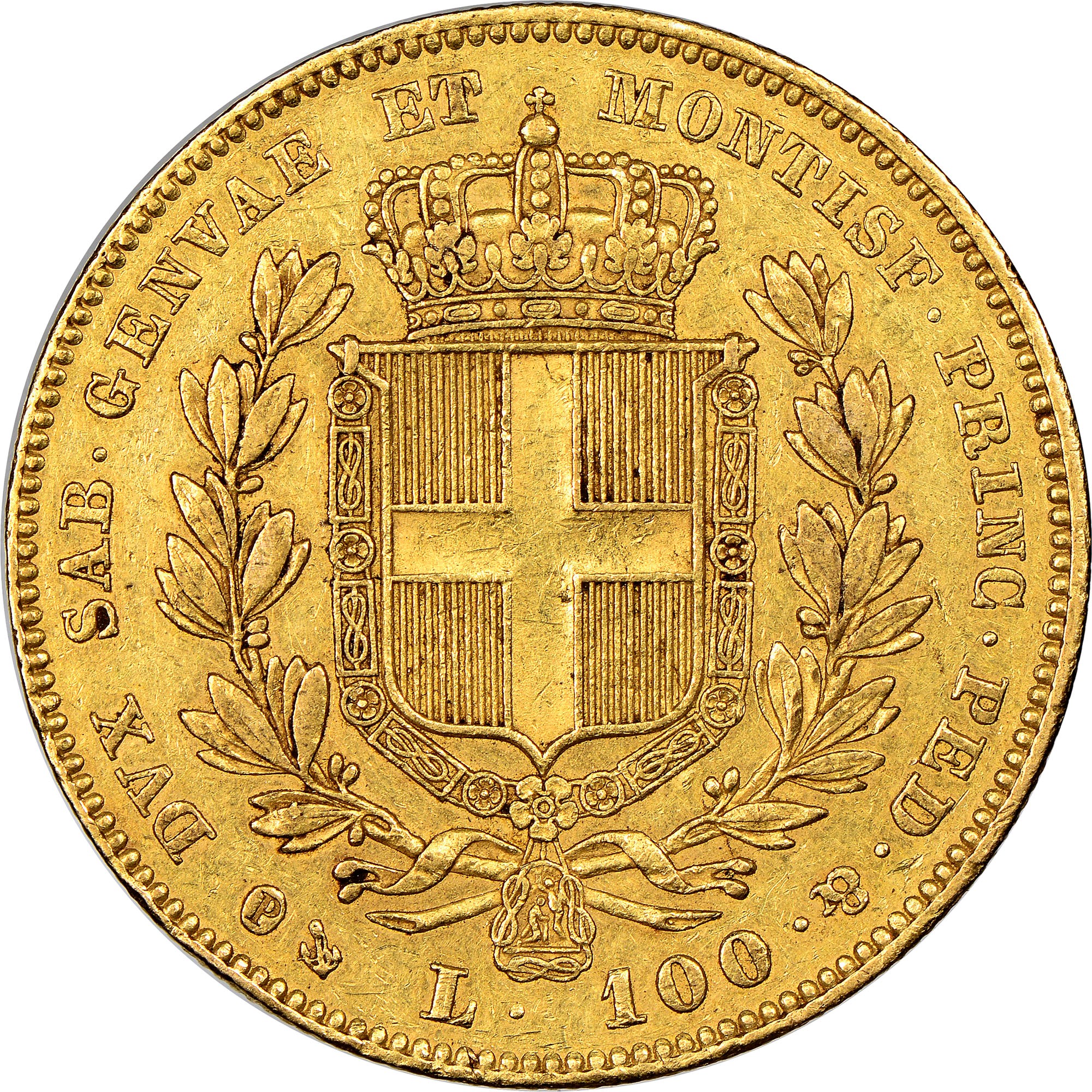 Italian States SARDINIA 100 Lire KM 133.2 Prices & Values | NGC