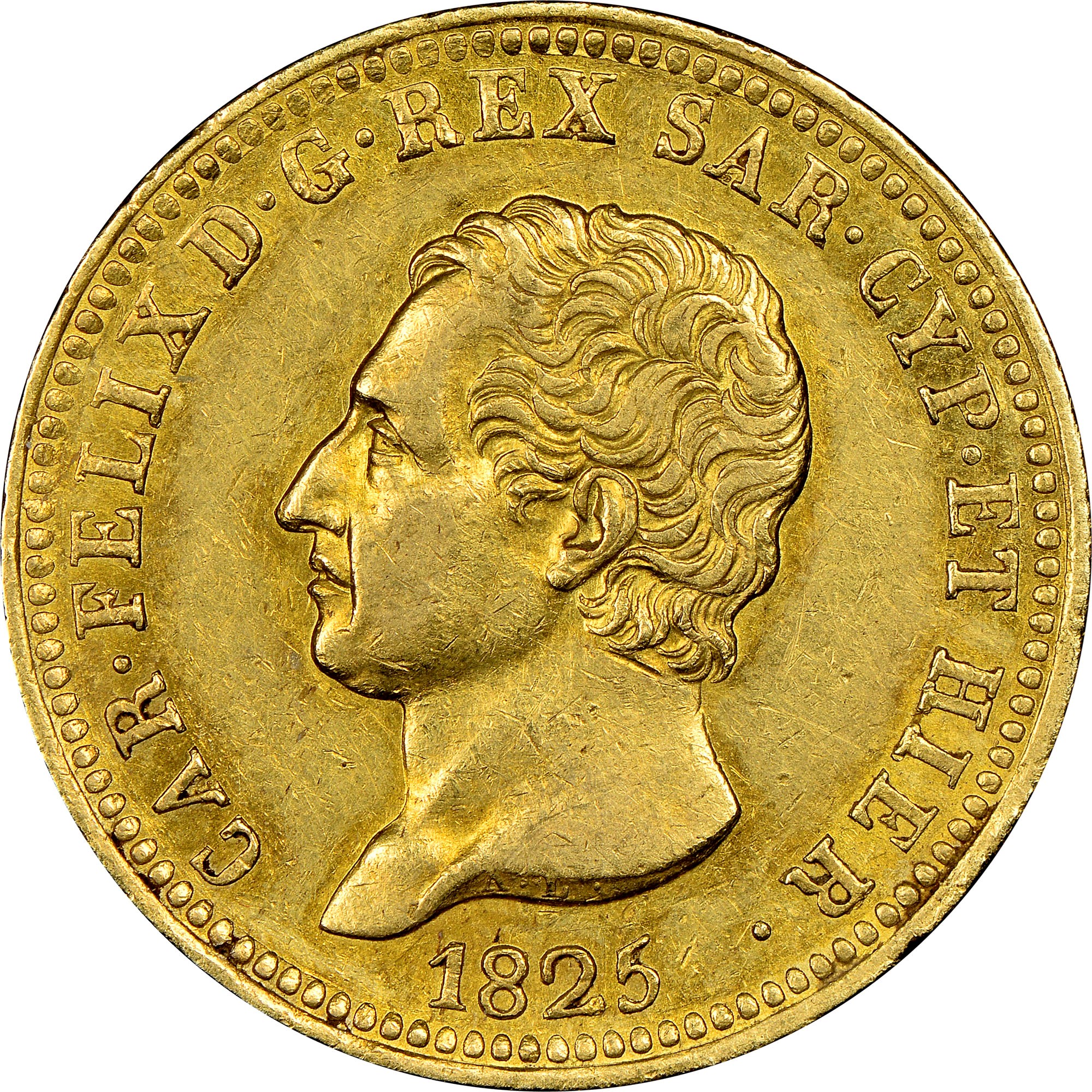 Italian States SARDINIA 40 Lire KM 120.2 Prices & Values | NGC