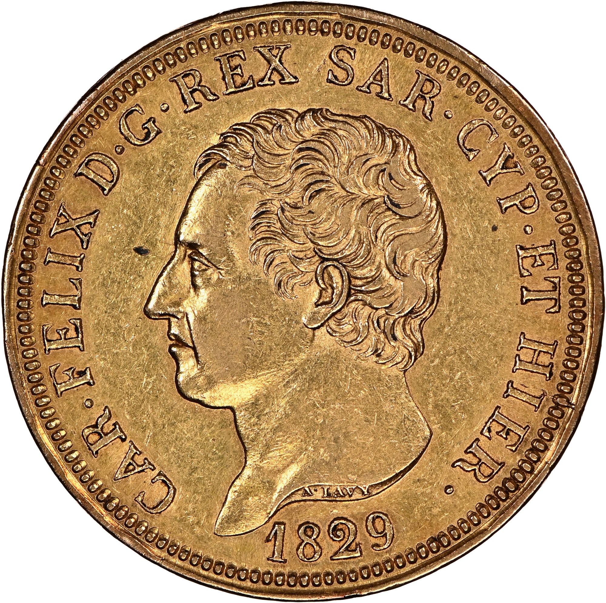 Italian States SARDINIA 80 Lire KM 123.2 Prices & Values | NGC