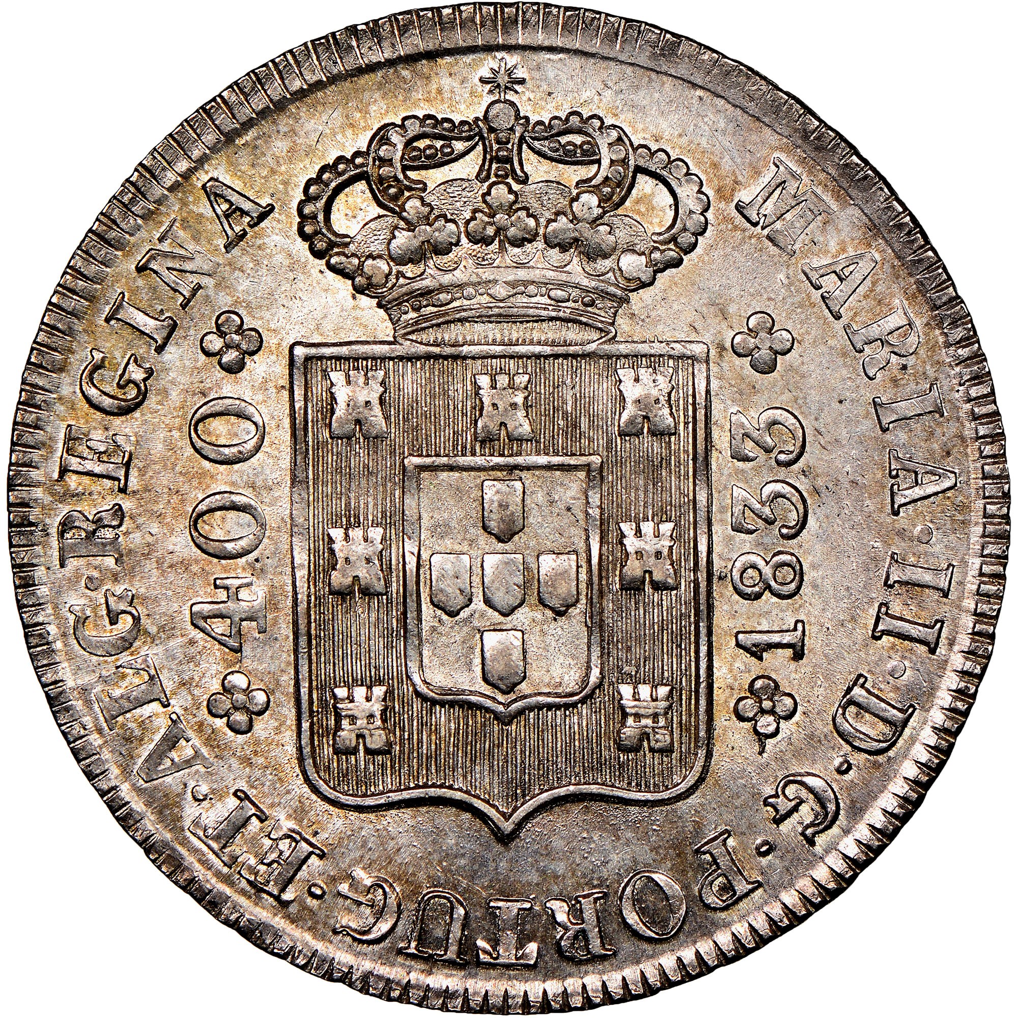 Portugal 400 Reis KM 403.2 Prices & Values | NGC