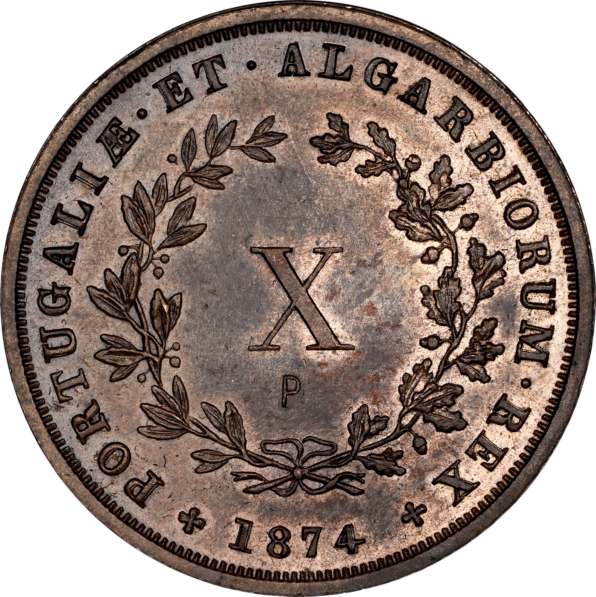 Portugal 10 Reis KM 514 Prices & Values | NGC