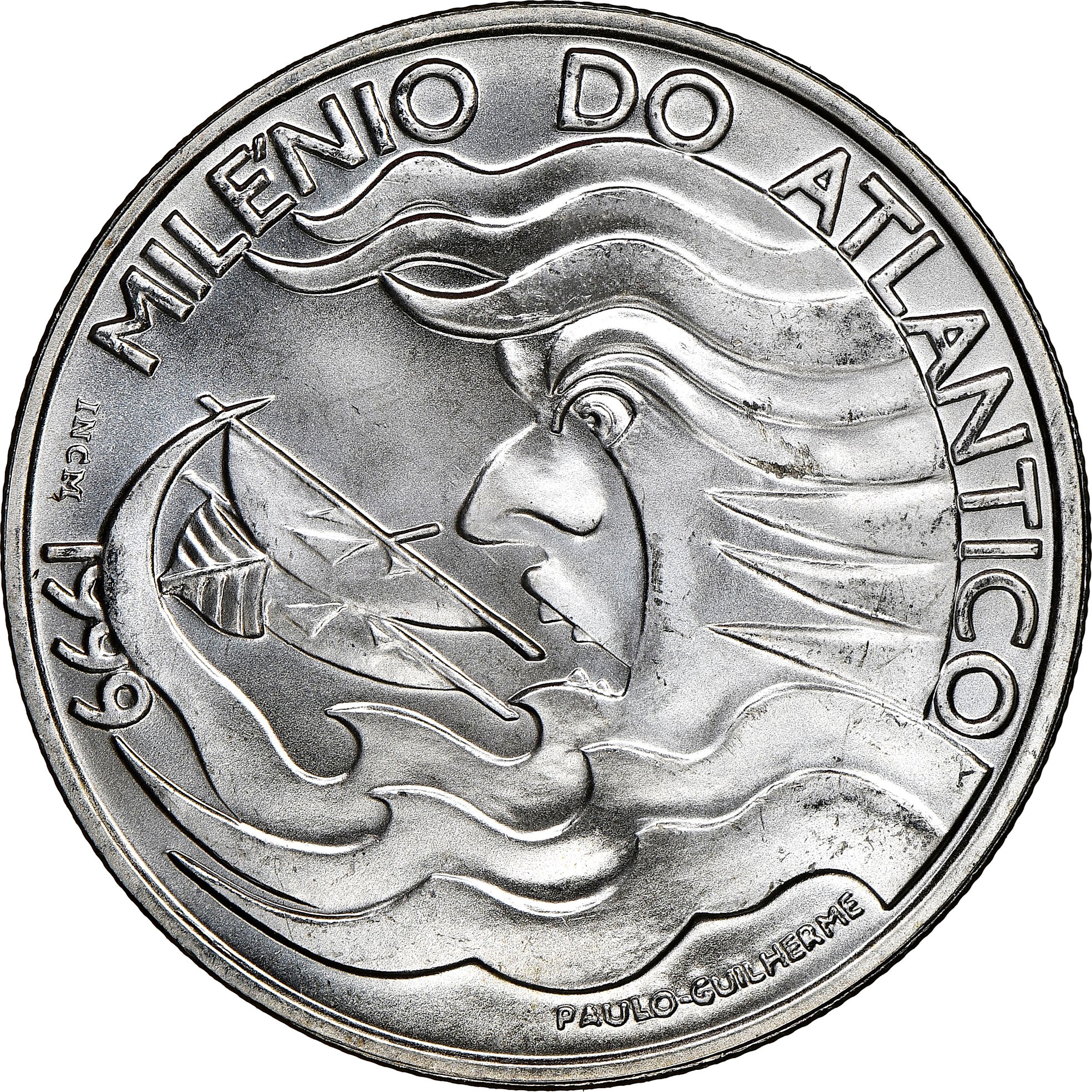 K1491 vintage 60s 大サイズ 双頭の鷲 ウォールアート ロマノフ Portugal 1000 Escudos KM 721 Prices & Values | NGC