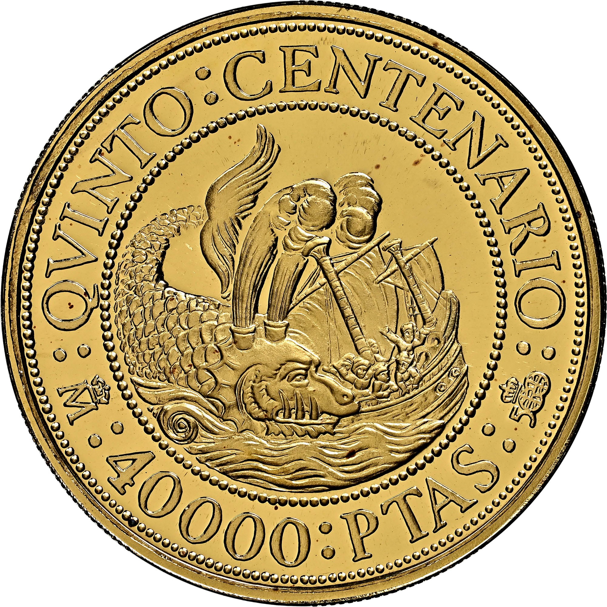 Spain 40000 Pesetas KM 844 Prices & Values NGC