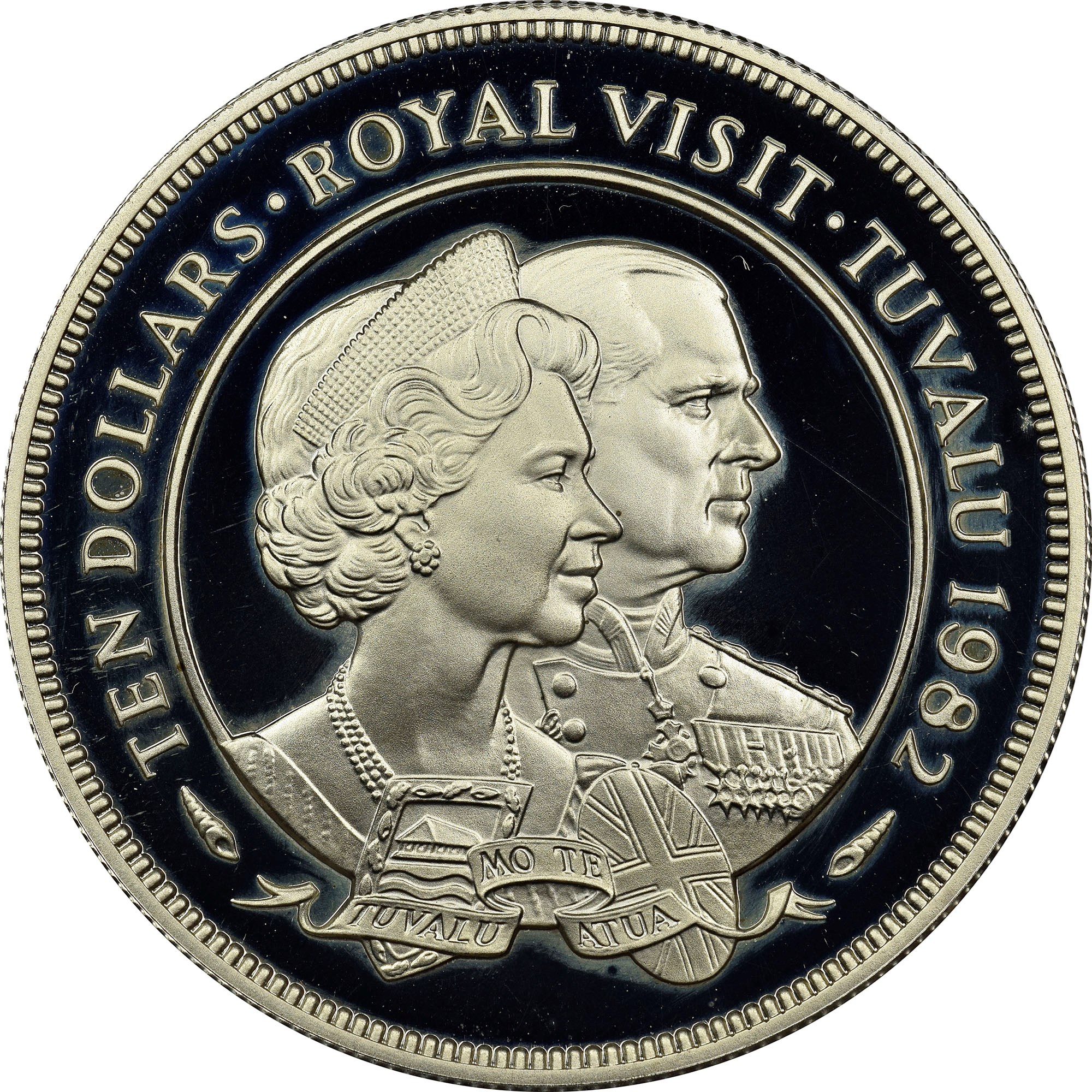 使用済UPU １０銭青　キューバ島欠け　激レア Tuvalu 10 Dollars KM 15a Prices & Values | NGC