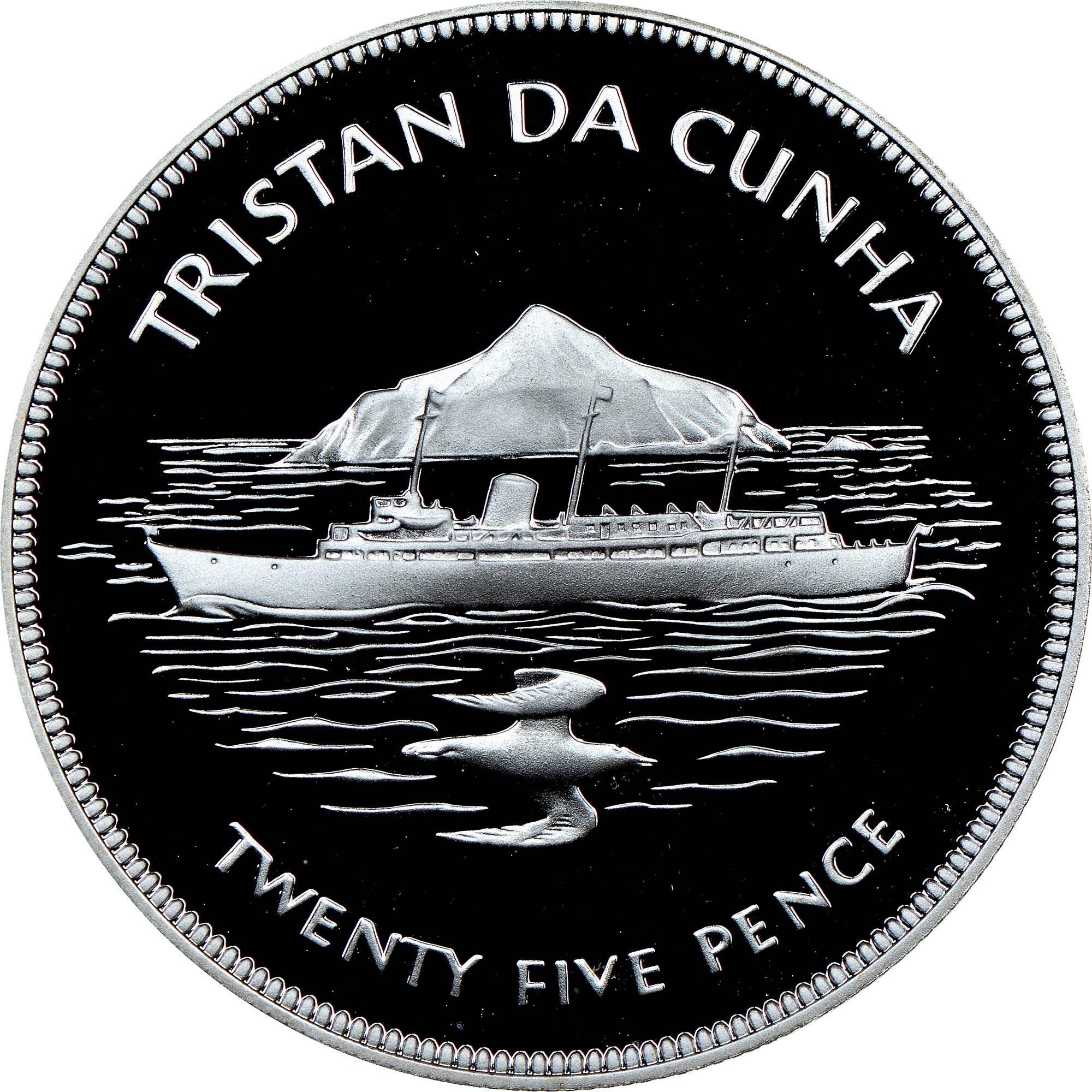 Tristan Da Cunha 25 Pence KM 1a Prices & Values | NGC