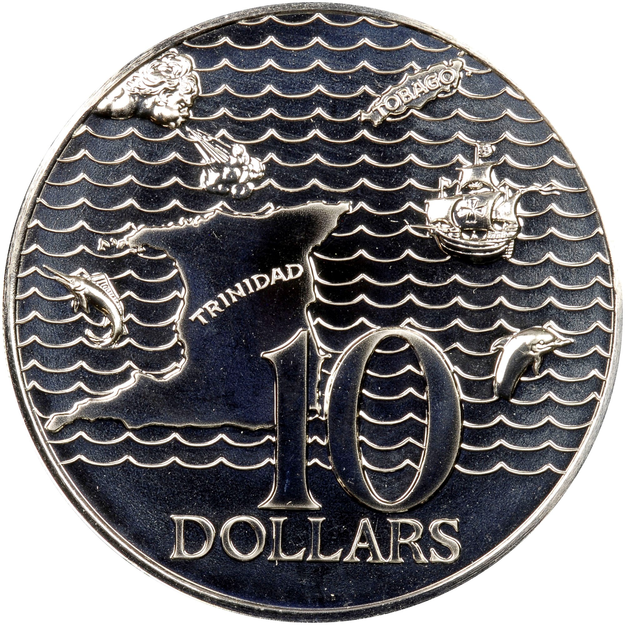 Trinidad & Tobago 10 Dollars KM 24 Prices & Values NGC