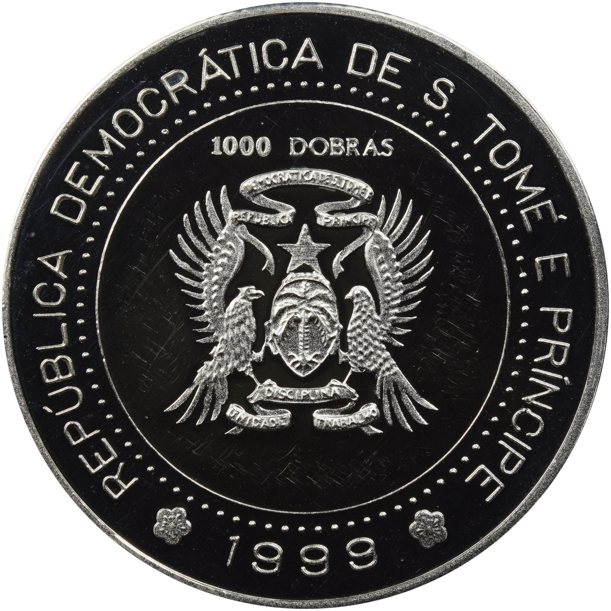 Saint Thomas & Prince Island 1000 Dobras KM 99 Prices & Values | NGC