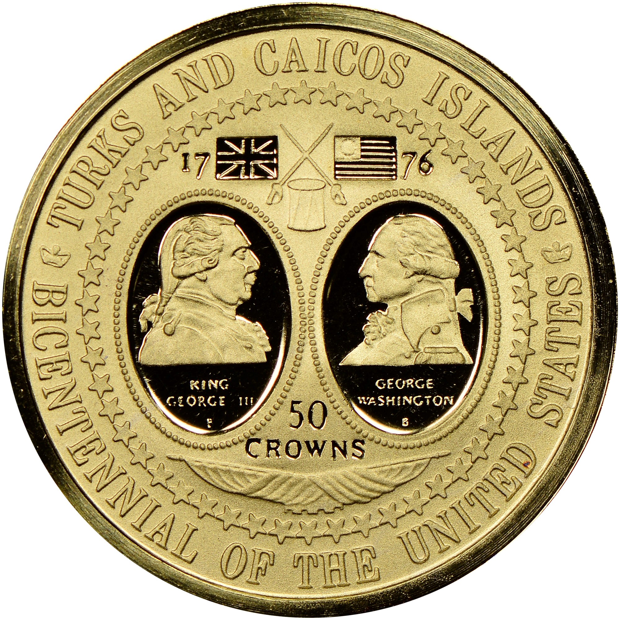 Turks & Caicos Islands 50 Crowns KM 15 Prices & Values | NGC