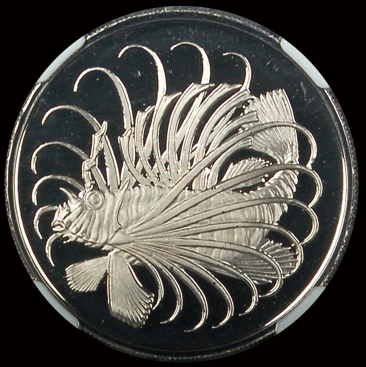 Singapore 50 Cents KM 5 Prices & Values | NGC