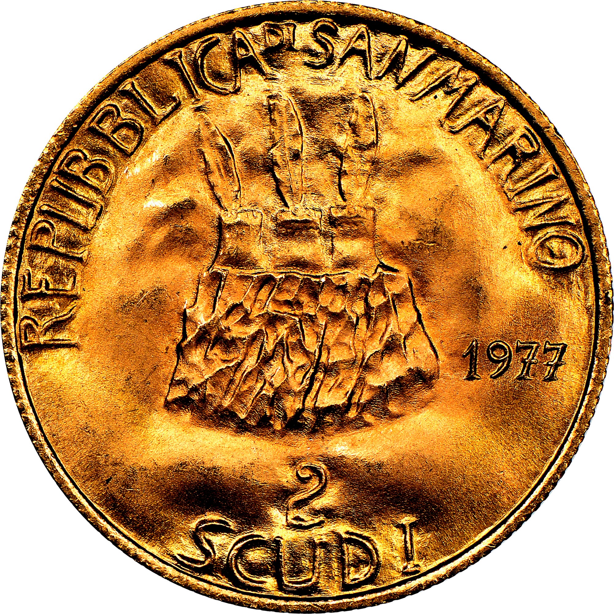 10 scudi oro san marino 1978