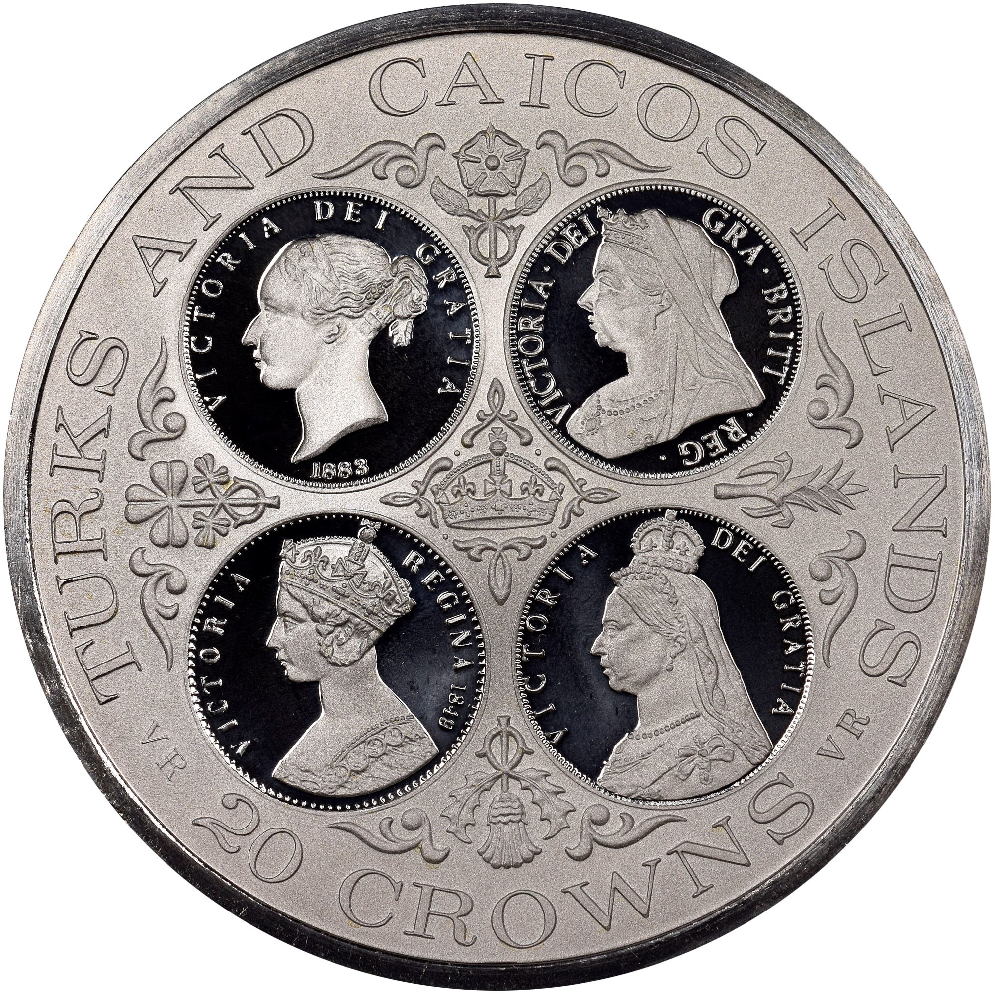 Turks & Caicos Islands 20 Crowns KM 14 Prices & Values | NGC