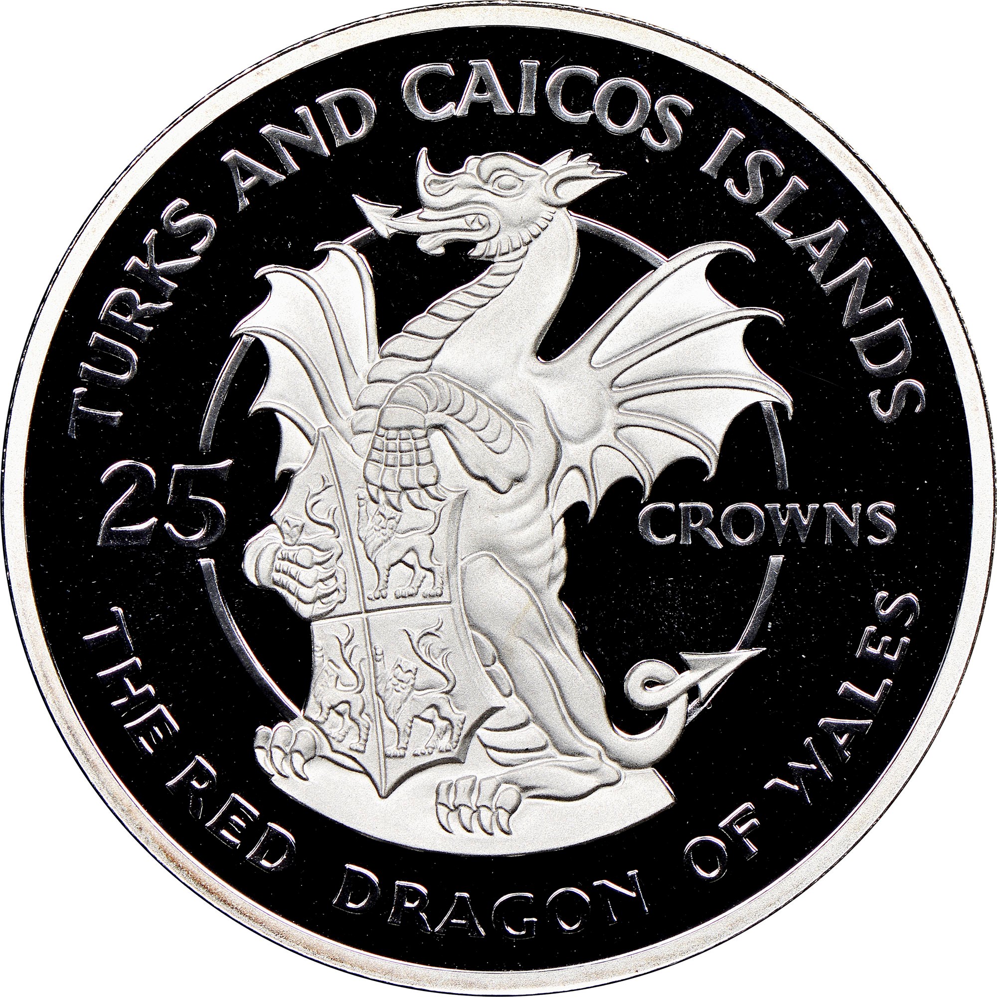 Turks & Caicos Islands 25 Crowns KM 26 Prices & Values | NGC