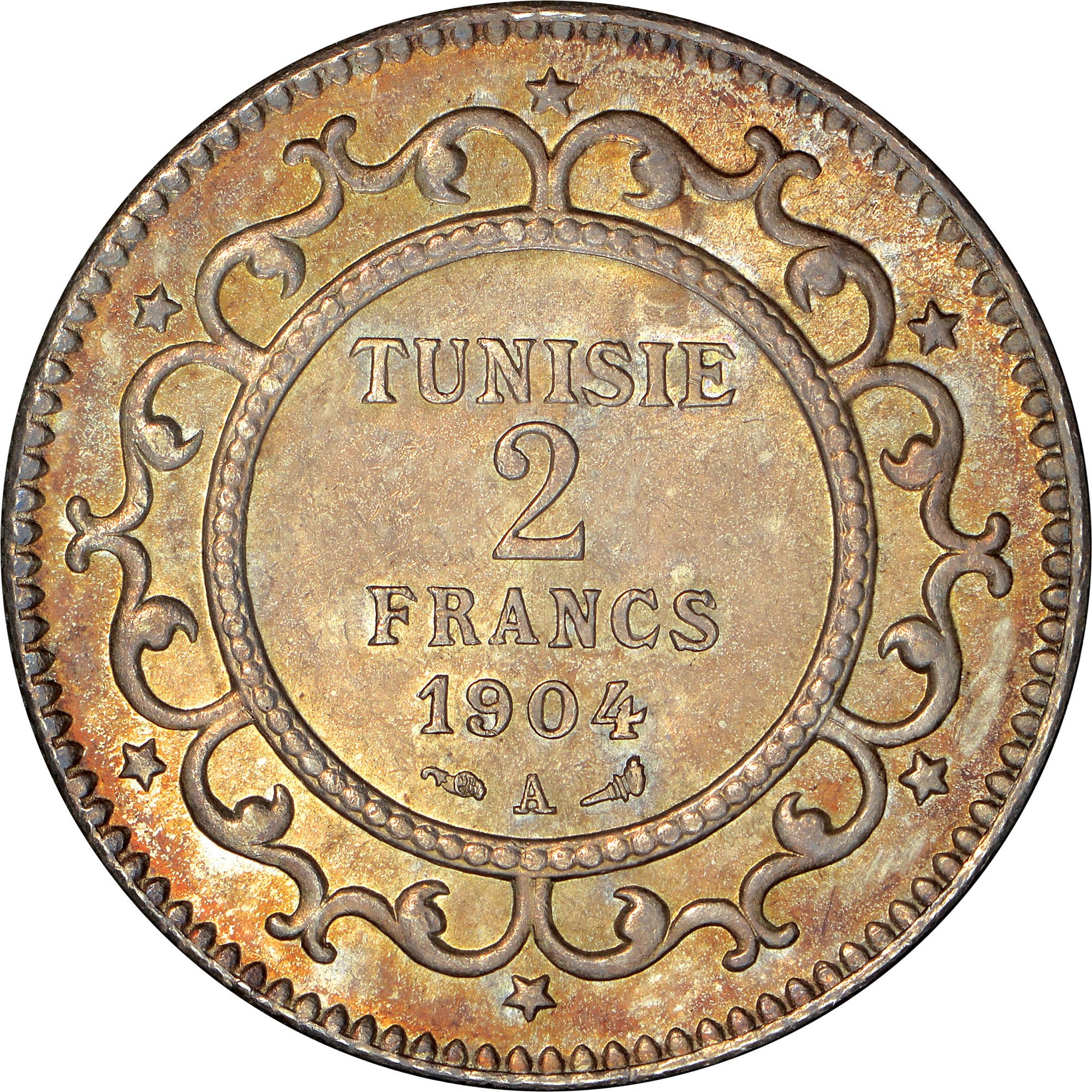 Tunisia 2 Francs KM 232 Prices & Values | NGC