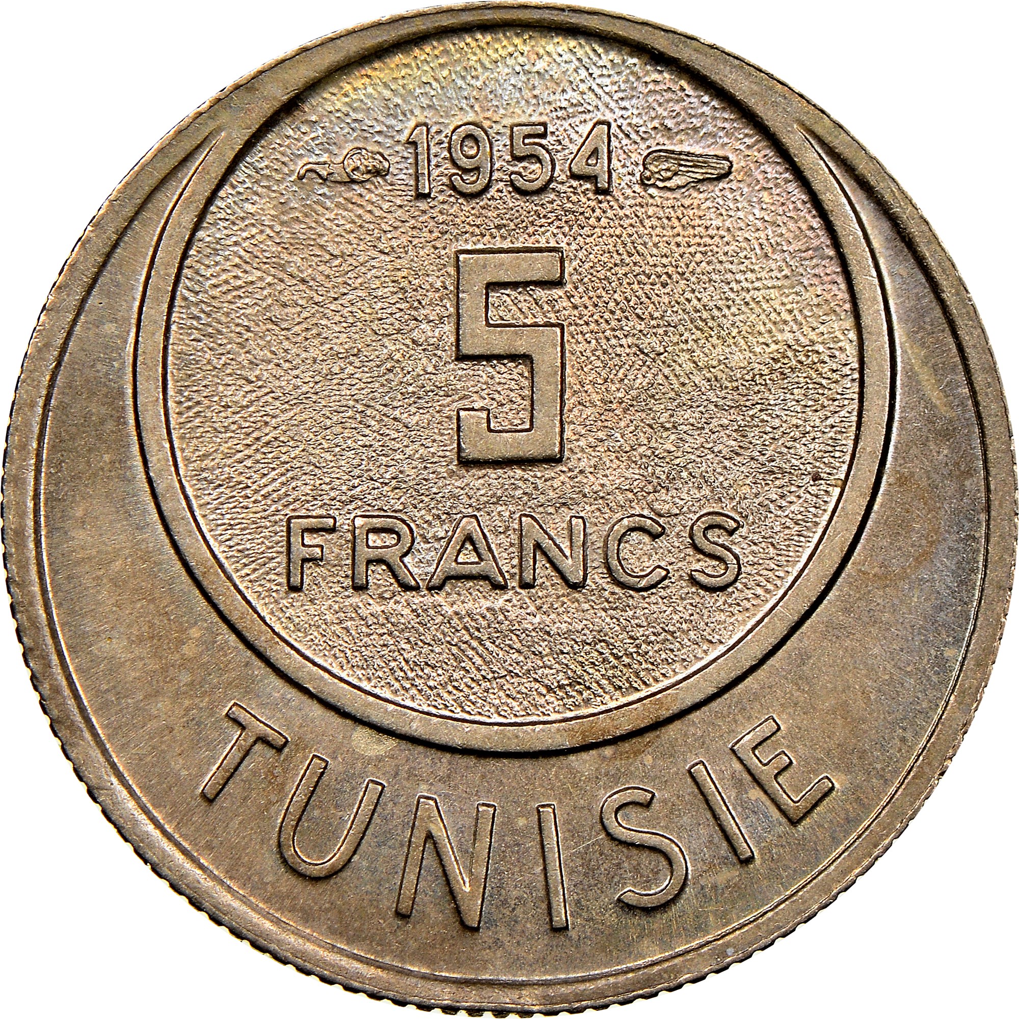 Tunisia 5 Francs KM 277 Prices & Values | NGC