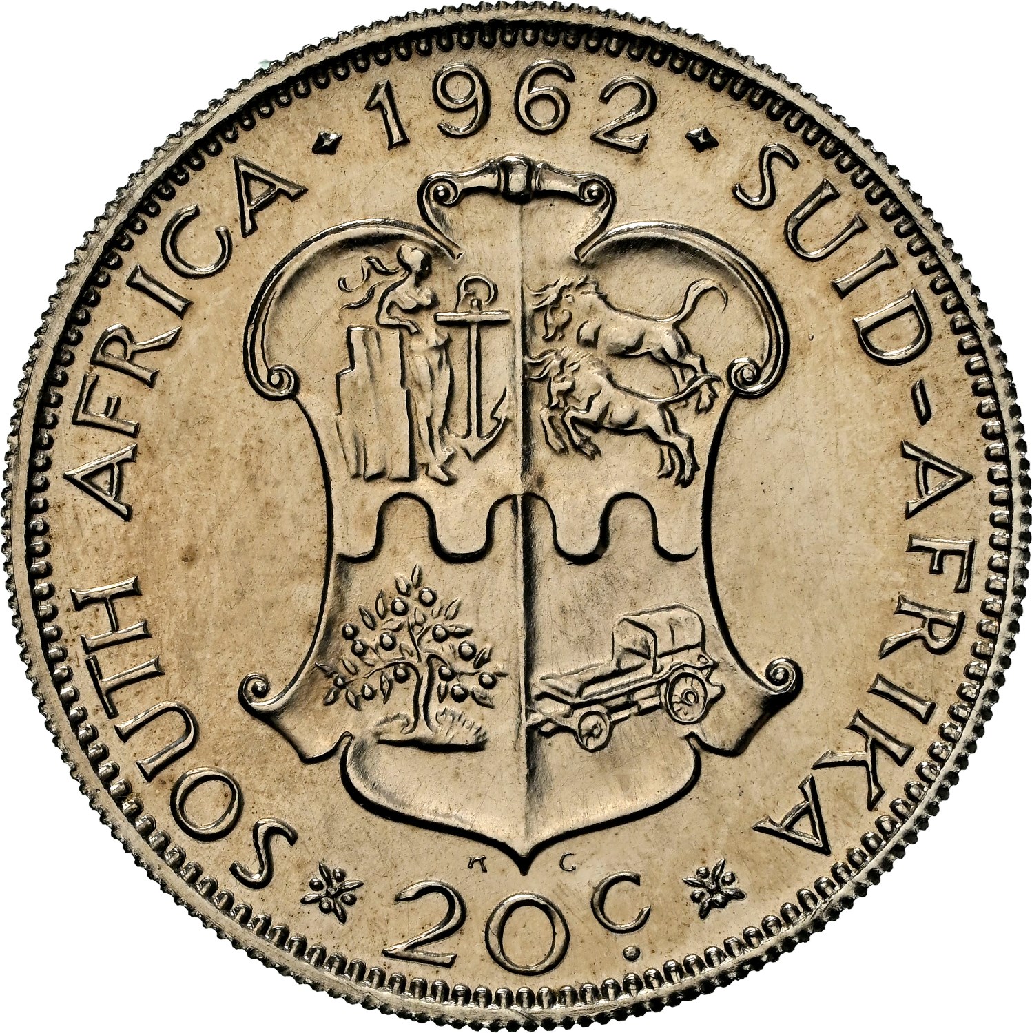 South Africa 20 Cents KM 61 Prices & Values | NGC