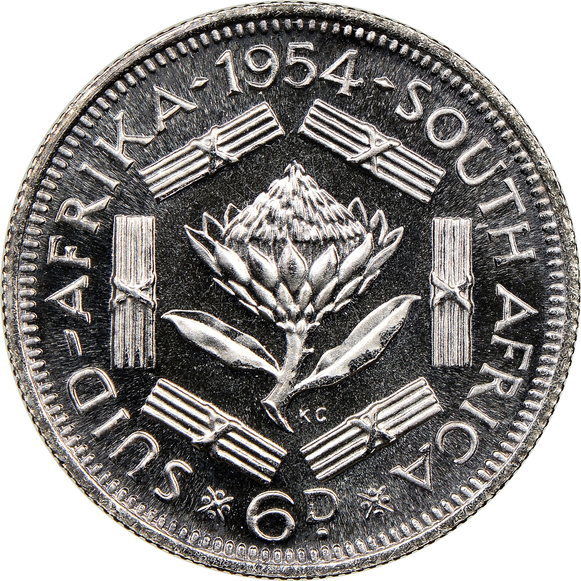 South Africa 6 Pence KM 48 Prices & Values | NGC