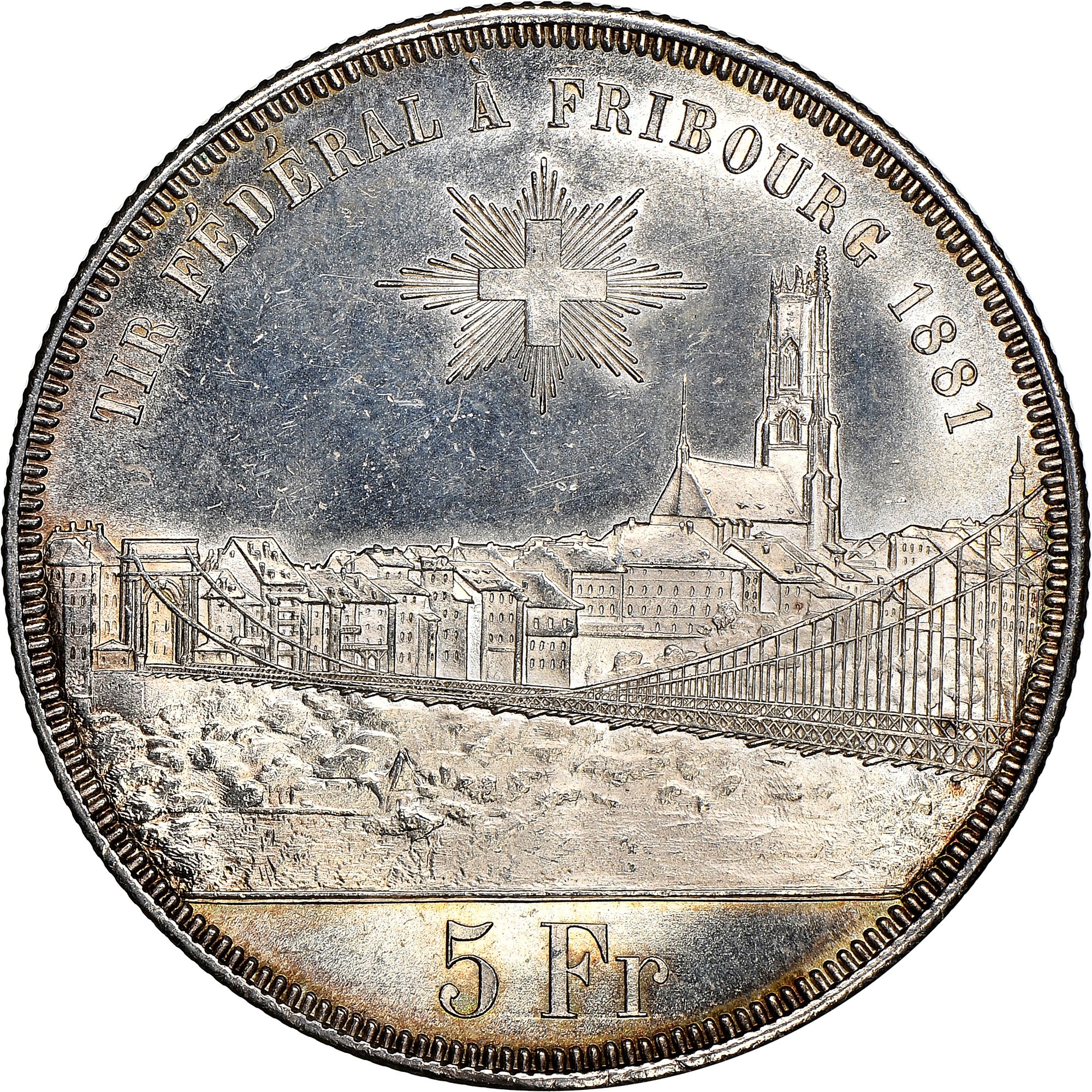 神　ファズ　フランス製 Switzerland 5 Francs X S15 Prices & Values | NGC