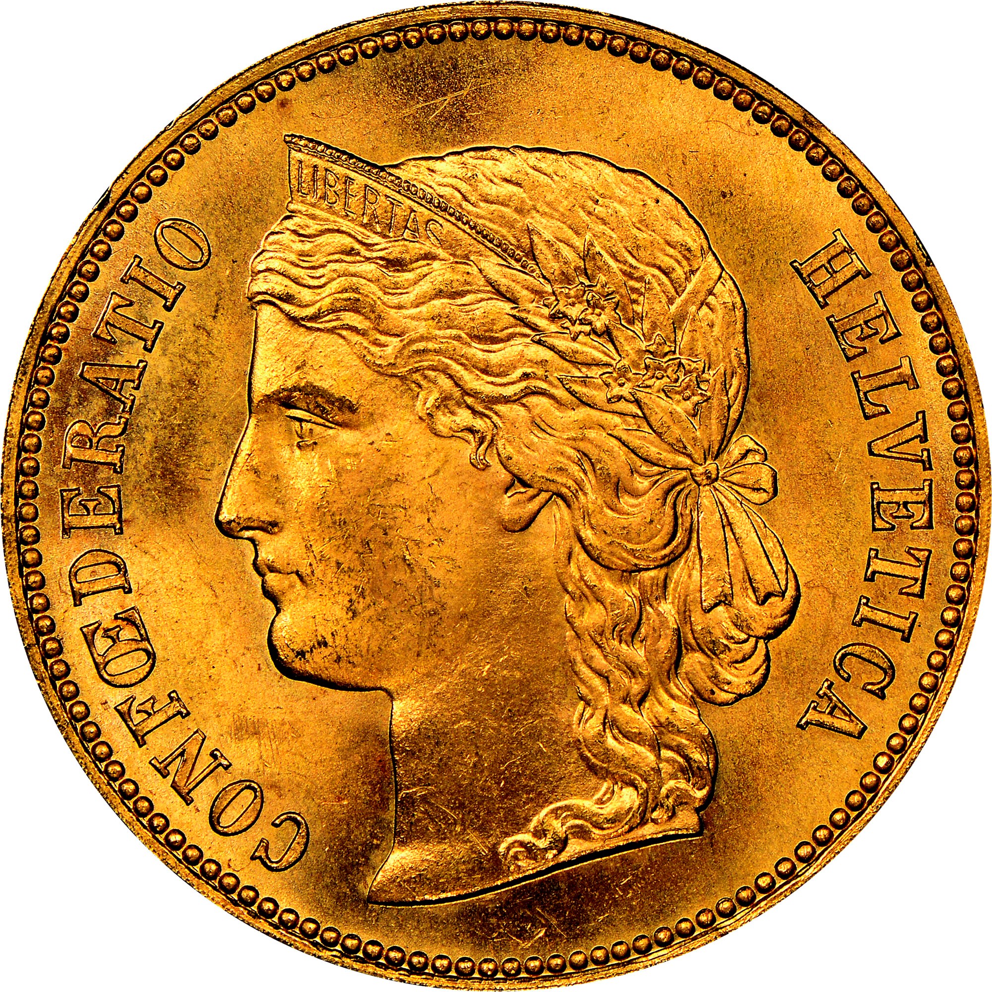 Switzerland 20 Francs KM 31.3 Prices & Values | NGC