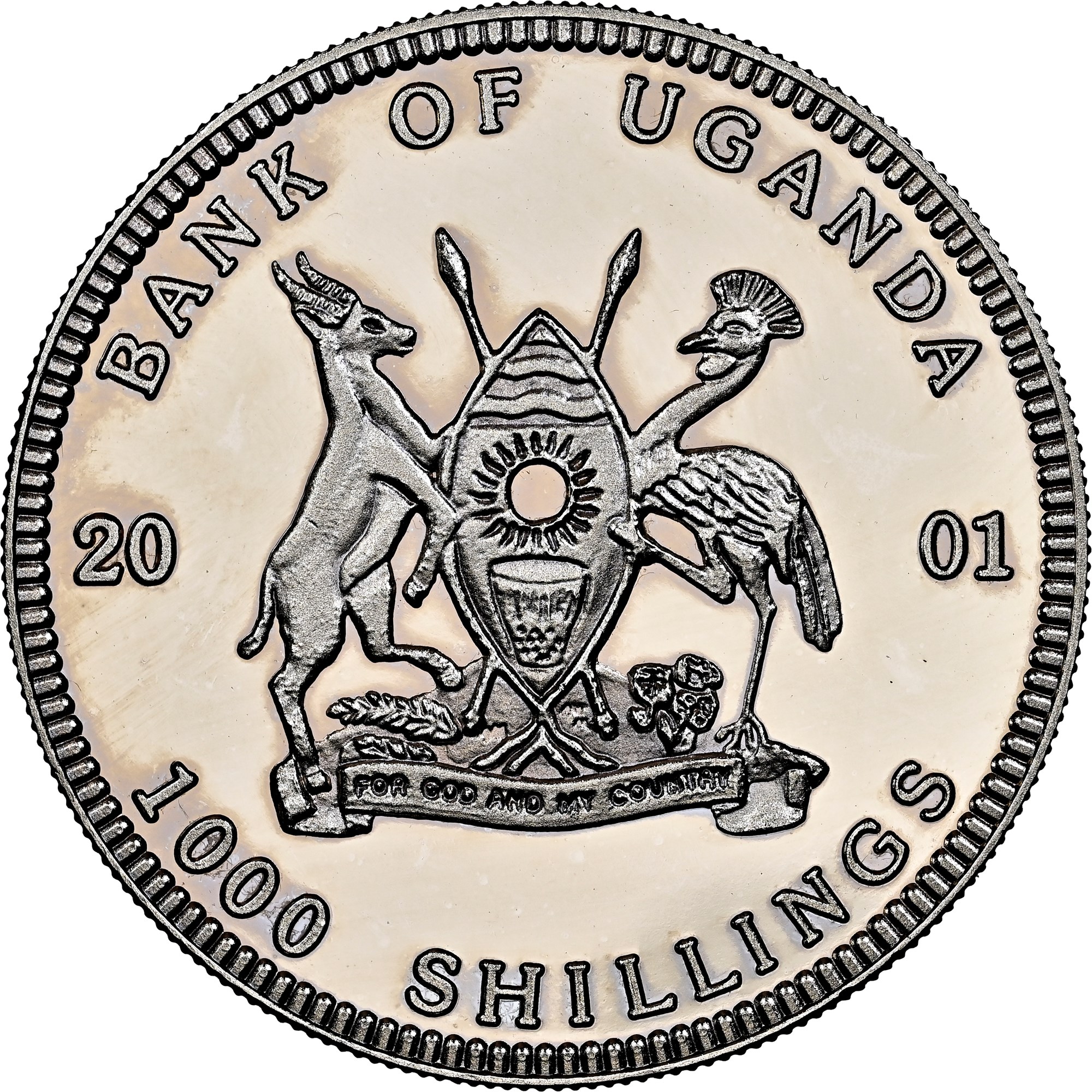 Uganda 1000 Shillings KM 79 Prices & Values NGC