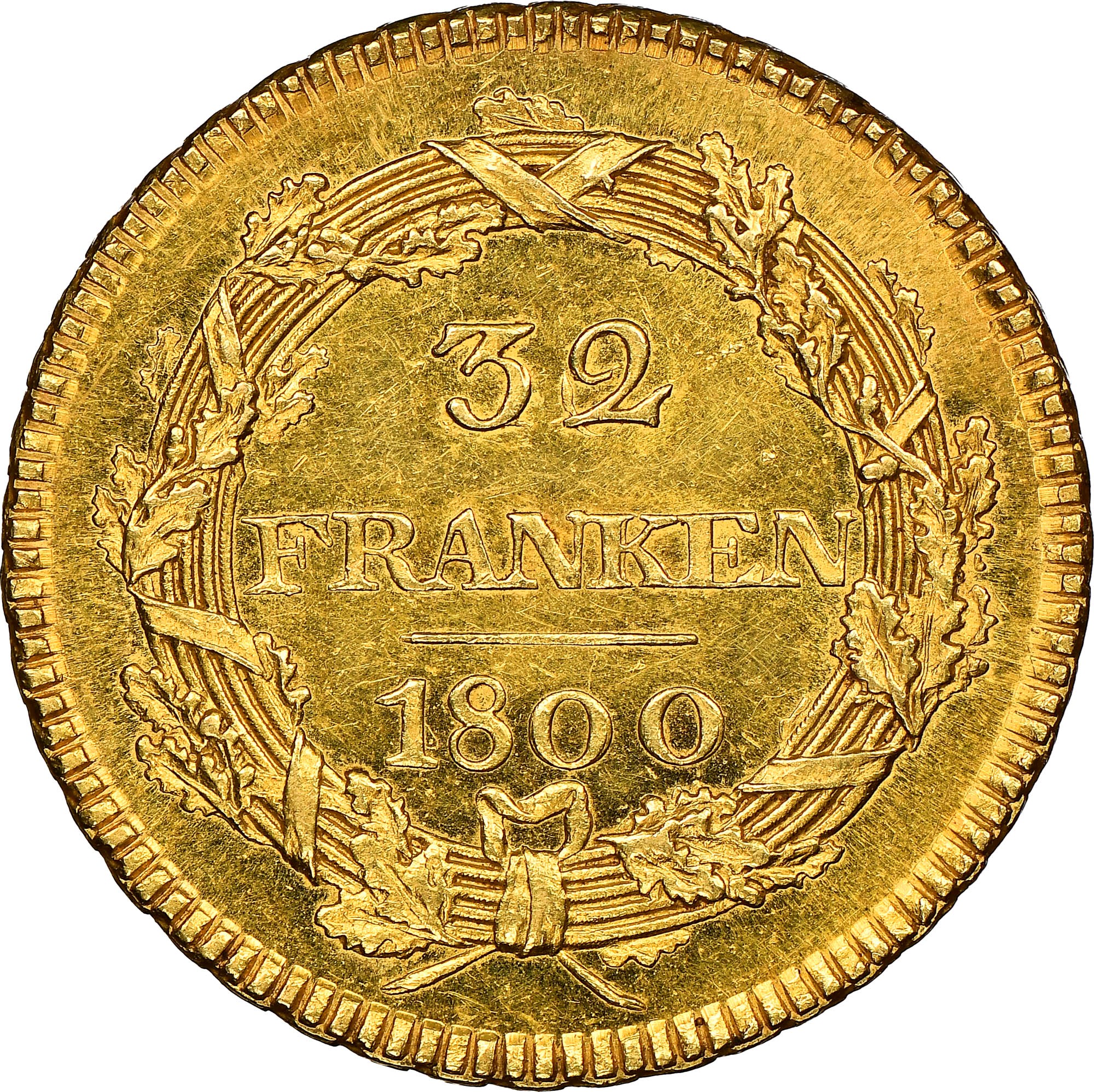 Switzerland 32 Franken KM A13 Prices & Values | NGC