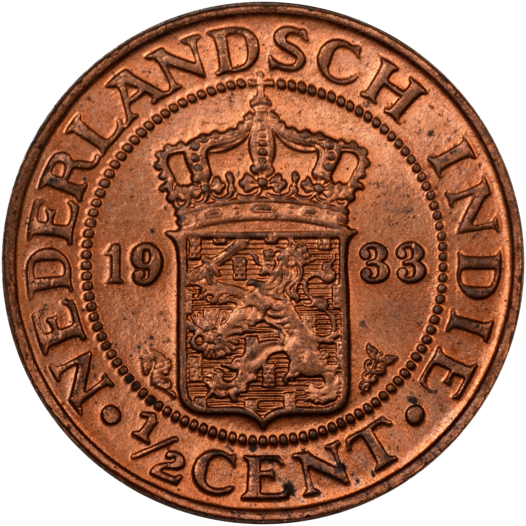Netherlands East Indies 1/2 Cent KM 314.1 Prices & Values | NGC