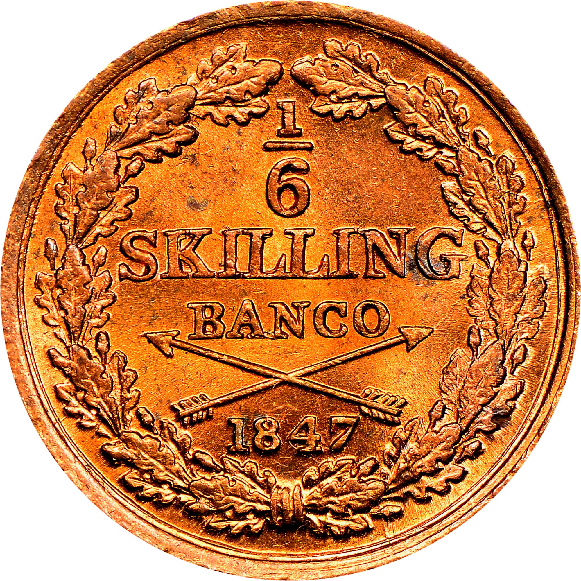 Sweden 1/6 Skilling KM 656 Prices & Values | NGC