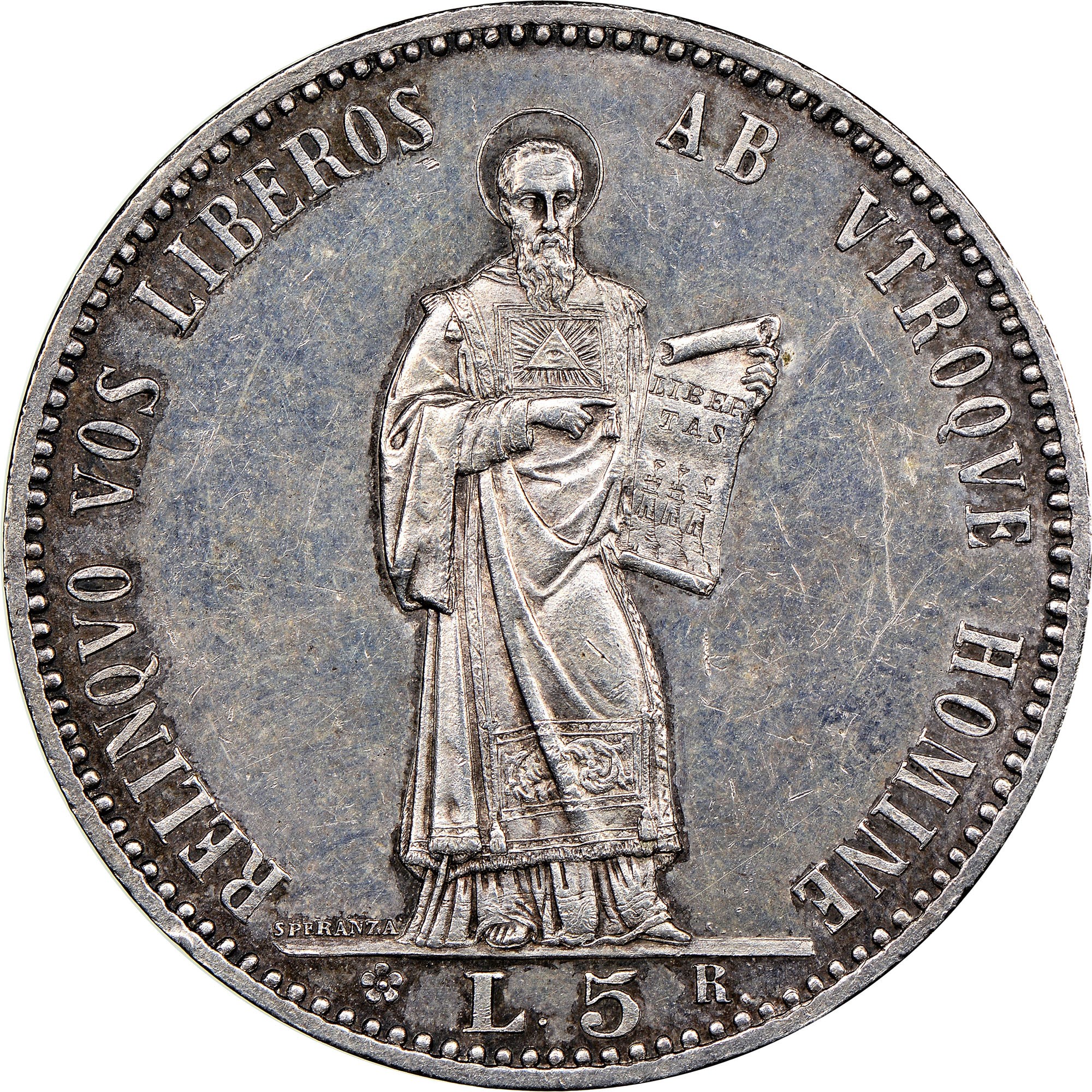 San Marino 5 Lire KM 6 Prices & Values | NGC