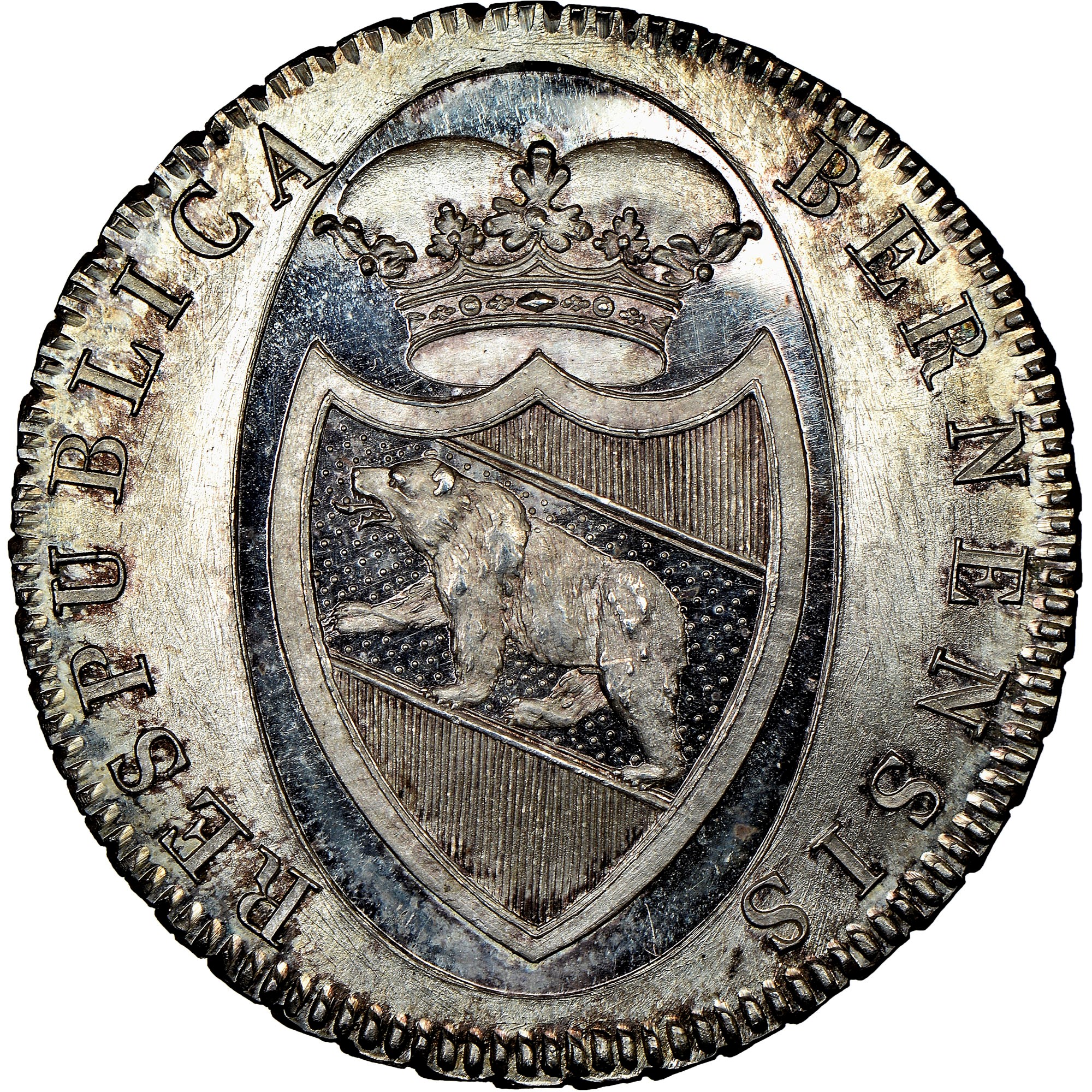 Swiss Cantons BERN 4 Franken KM 190 Prices & Values | NGC
