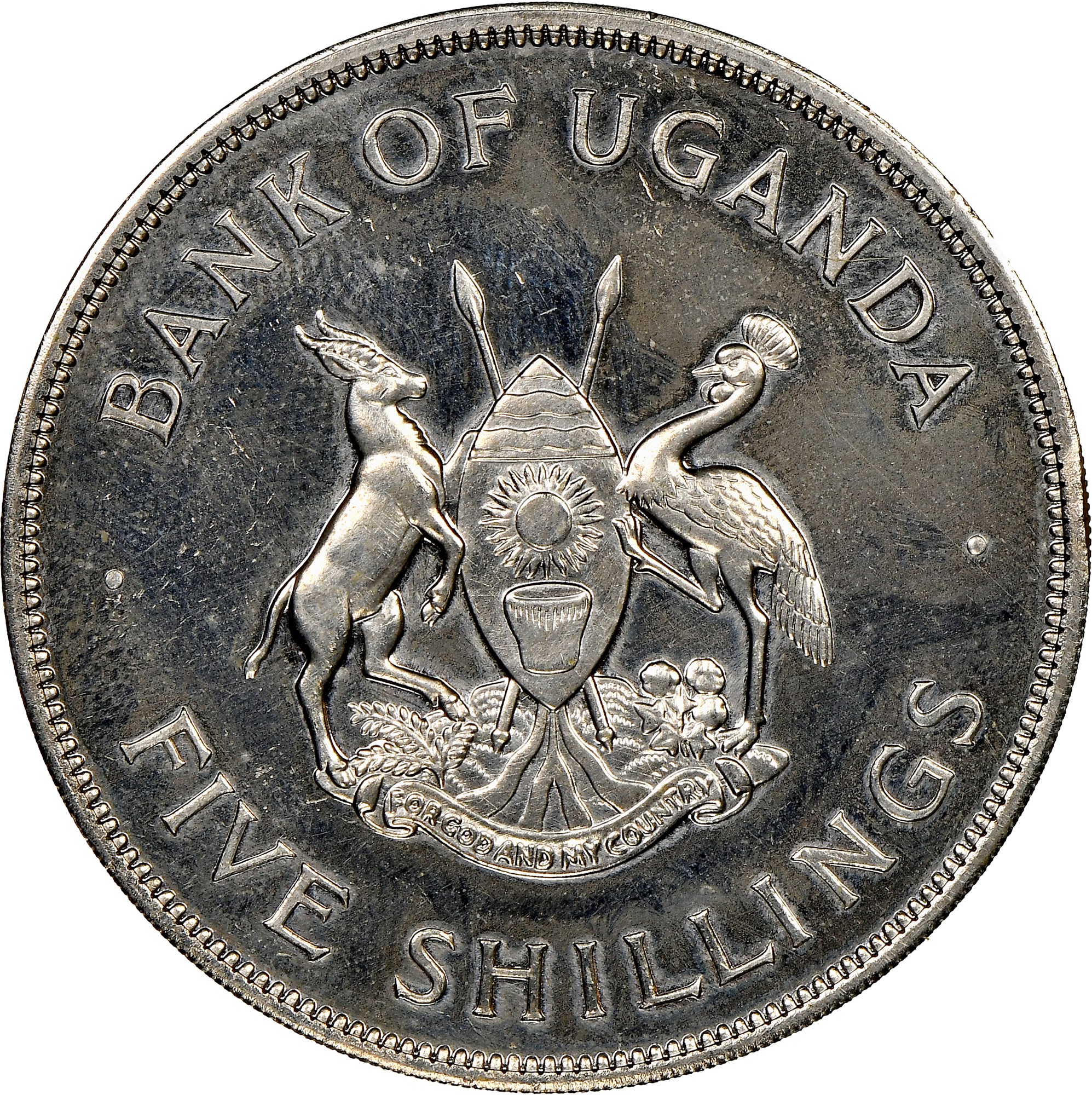 Uganda 5 Shillings KM 7 Prices & Values NGC
