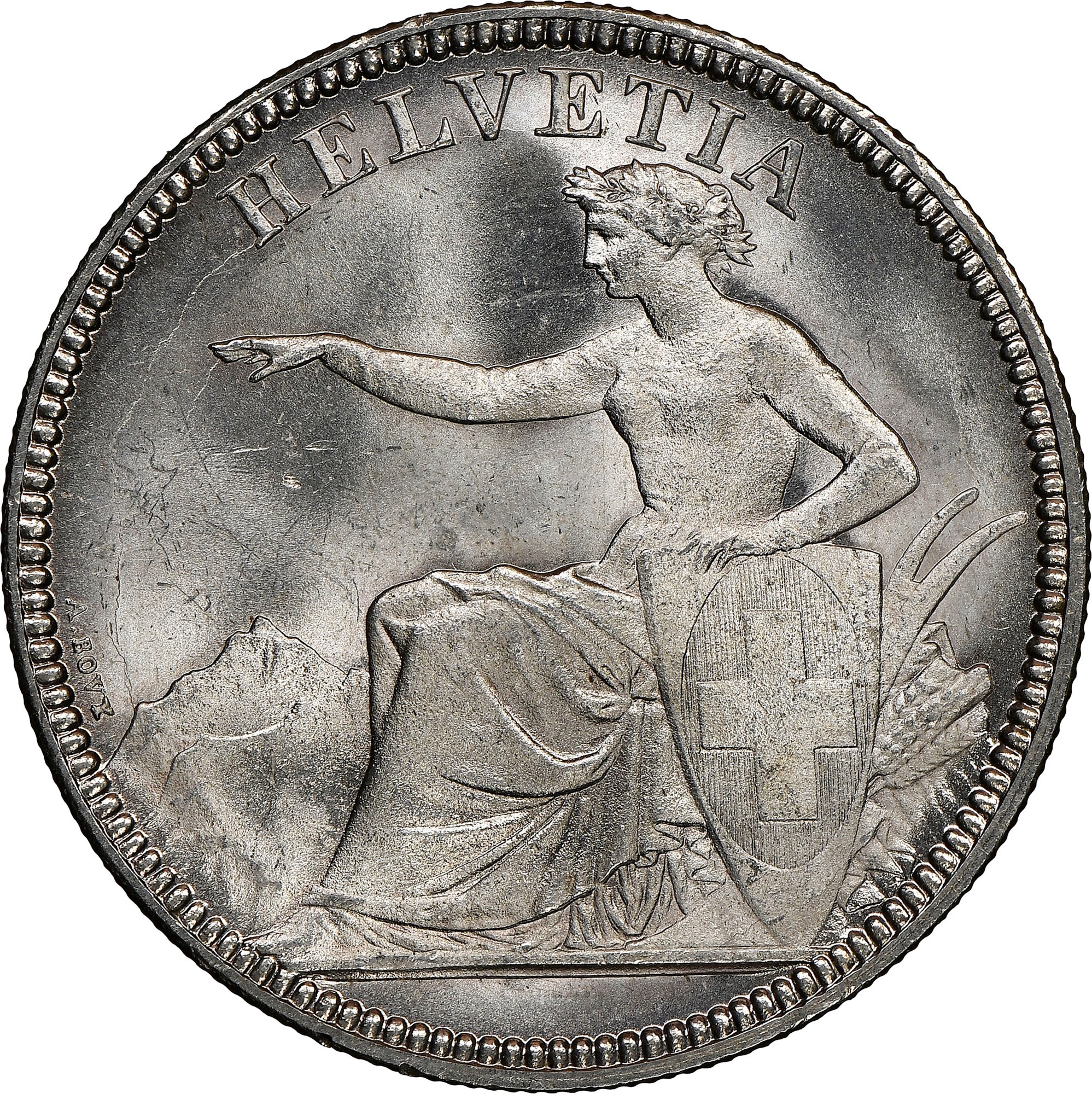 Switzerland 5 Francs KM 11 Prices & Values | NGC