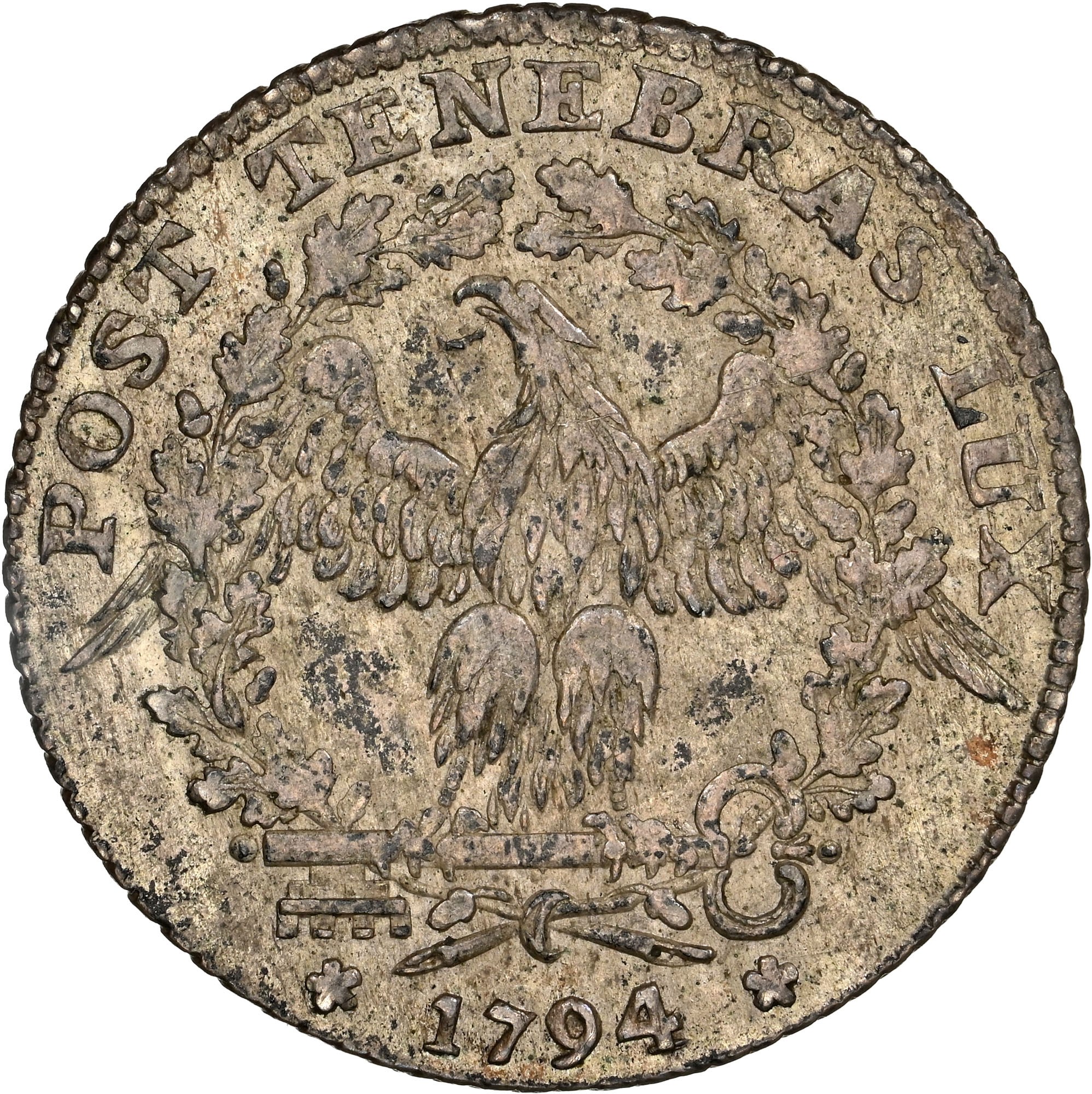 Swiss Cantons GENEVA (Swiss Cantons) 15 Sols KM 97 Prices & Values | N