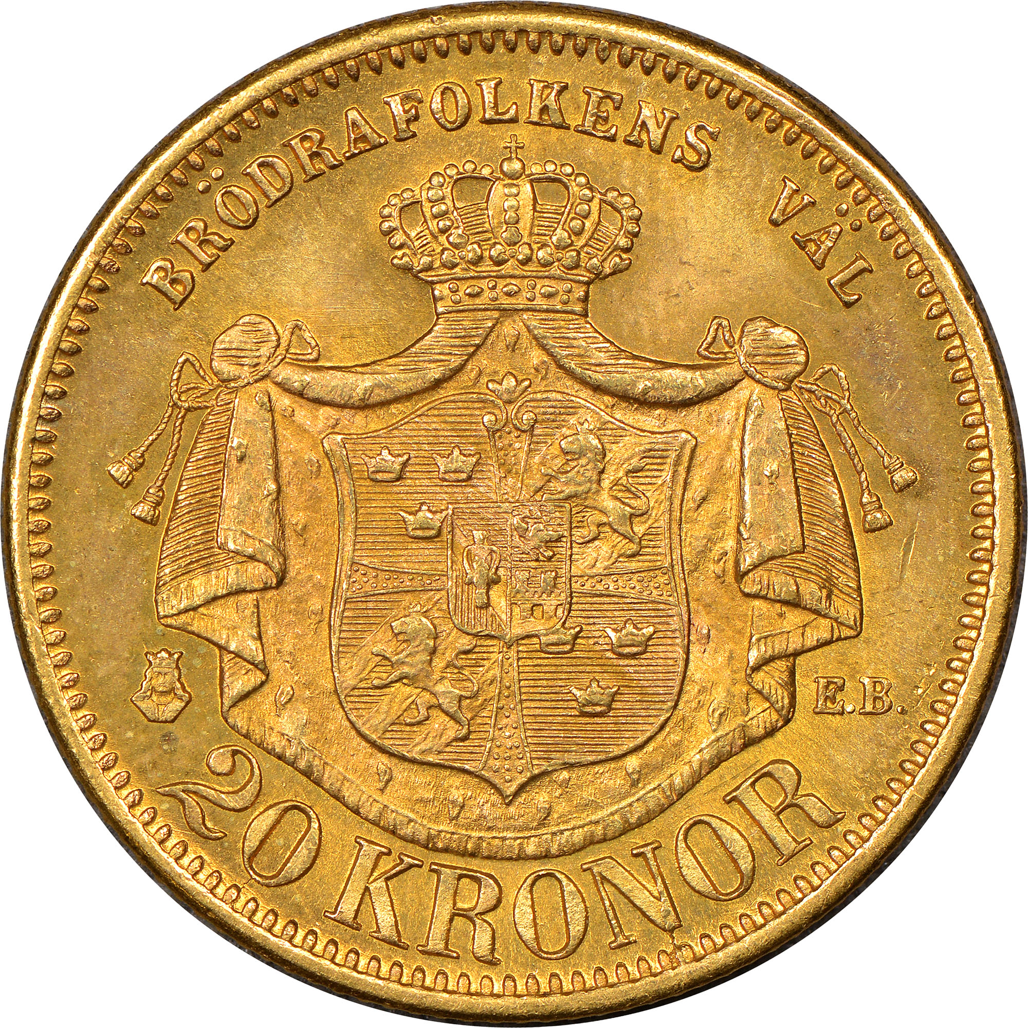Sweden 20 Kronor KM 744 Prices & Values NGC