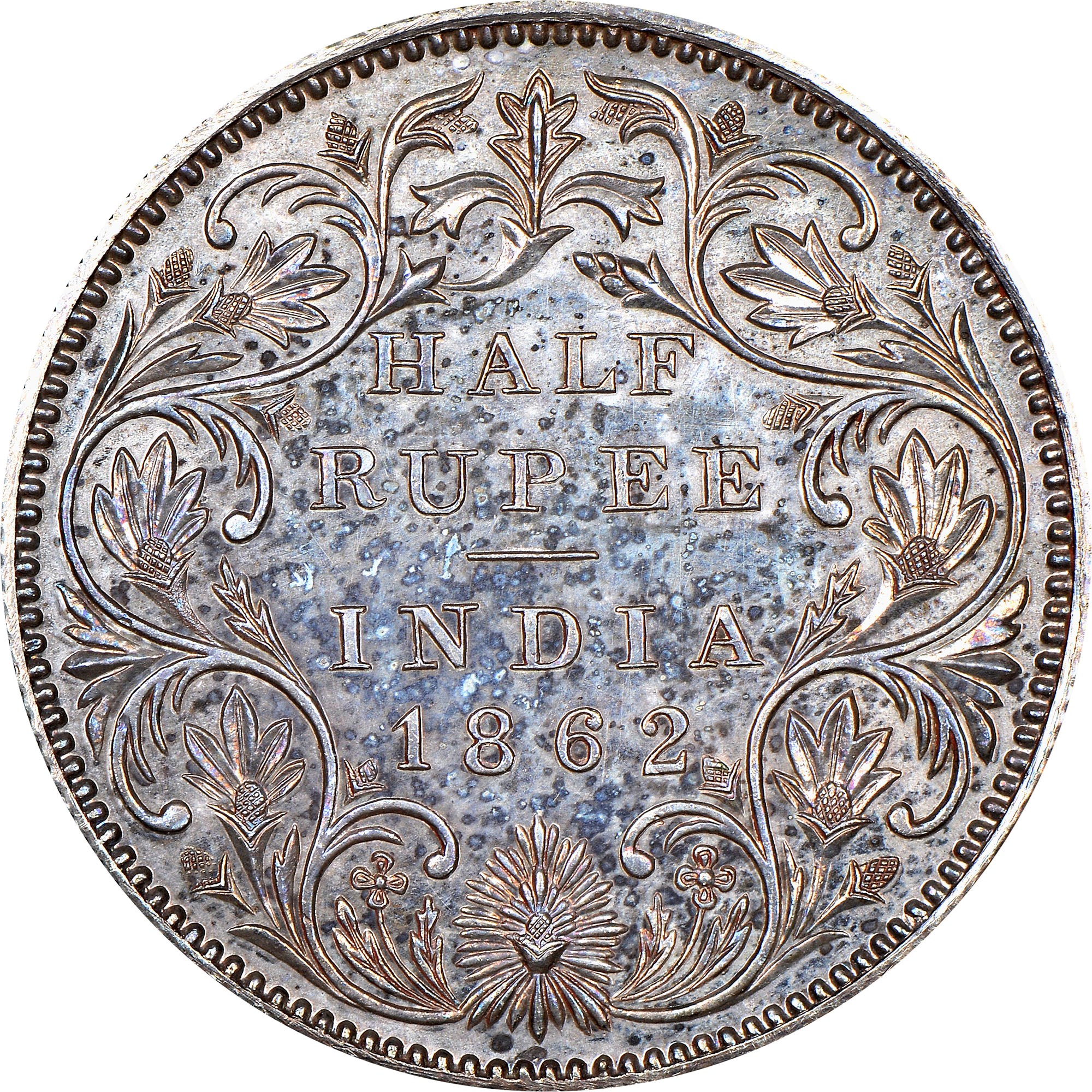 India-British 1/2 Rupee KM 472 Prices & Values | NGC