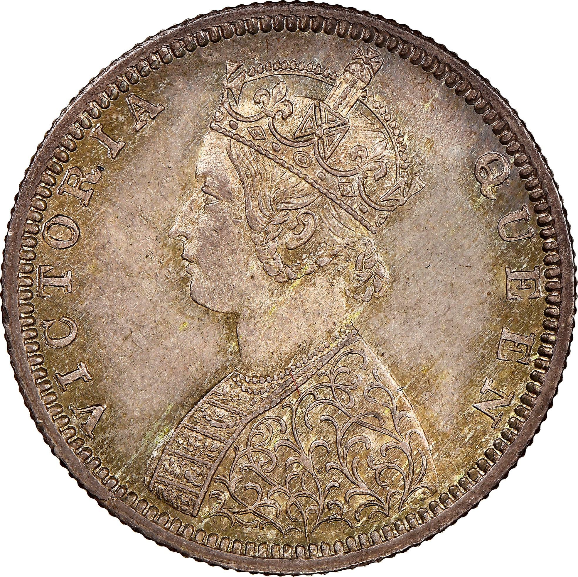 India-British Rupee KM 473.2 Prices u0026 Values | NGC 1円〜希少 1874(C)