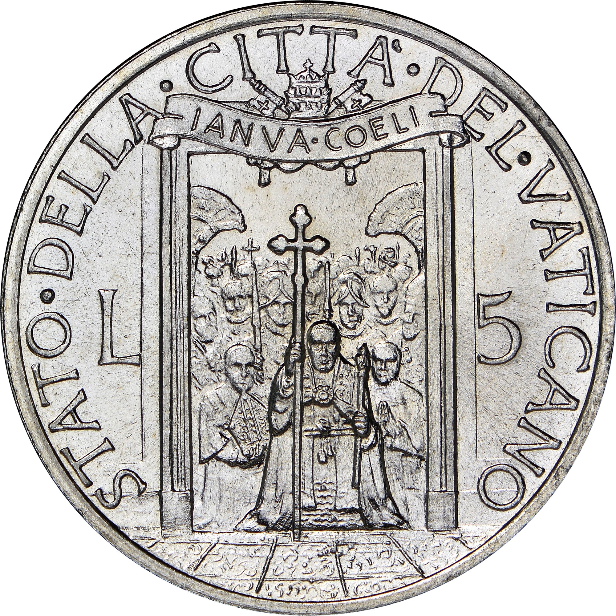 Vatican City 5 Lire KM 46 Prices & Values | NGC