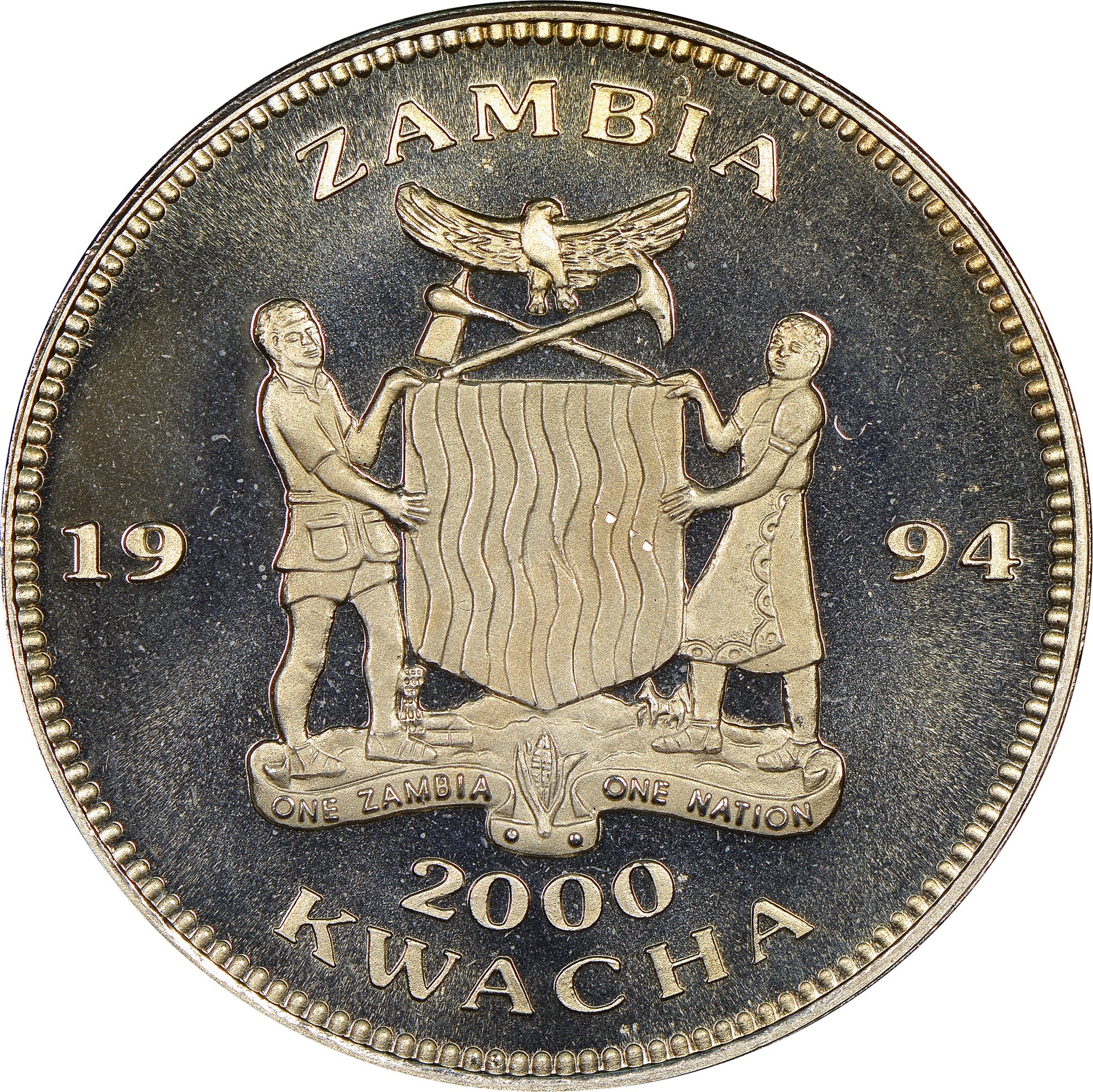 Zambia 2000 Kwacha/100 Guilders KM 146 Prices & Values | NGC